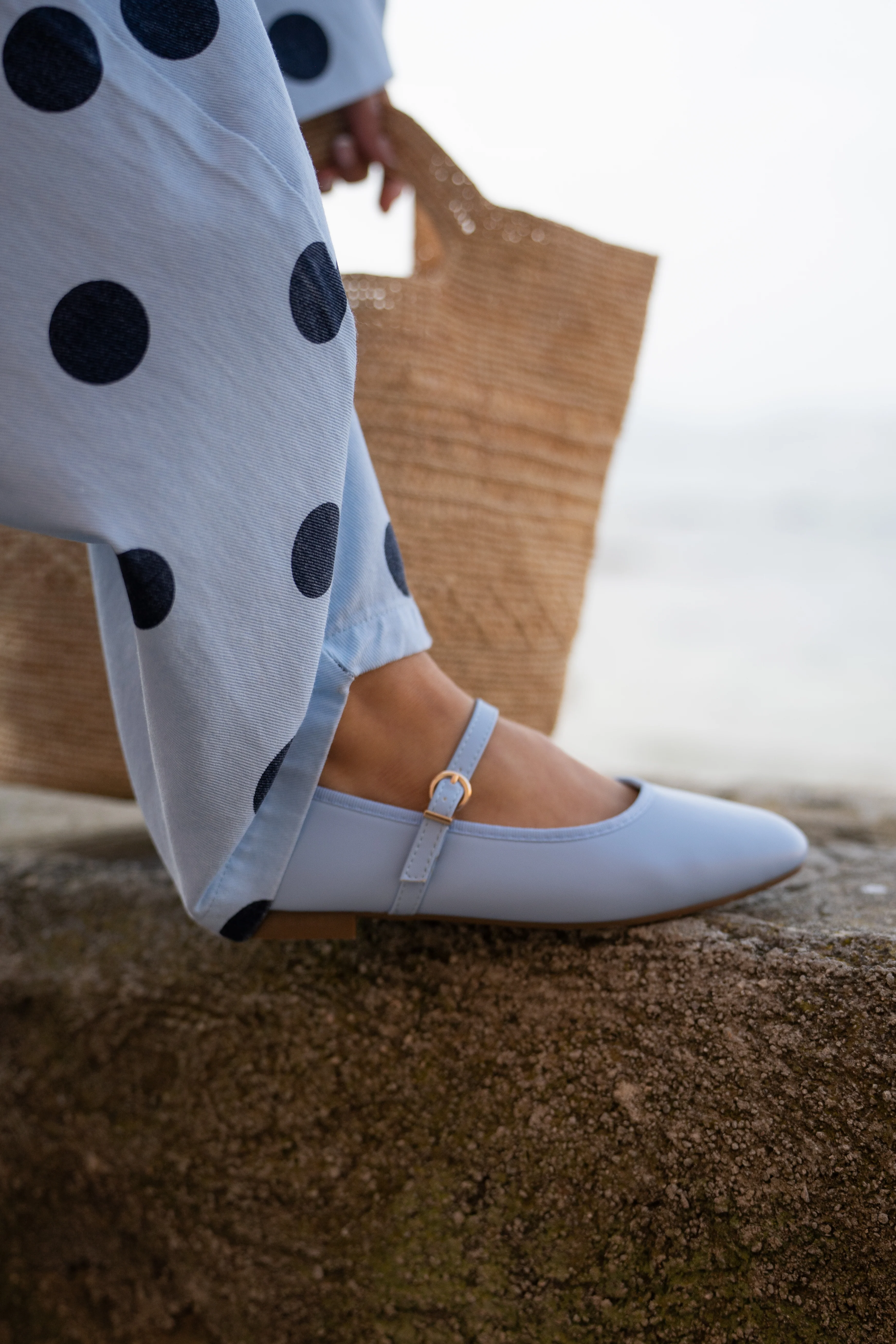Ballerines SABRINA bleu ciel
