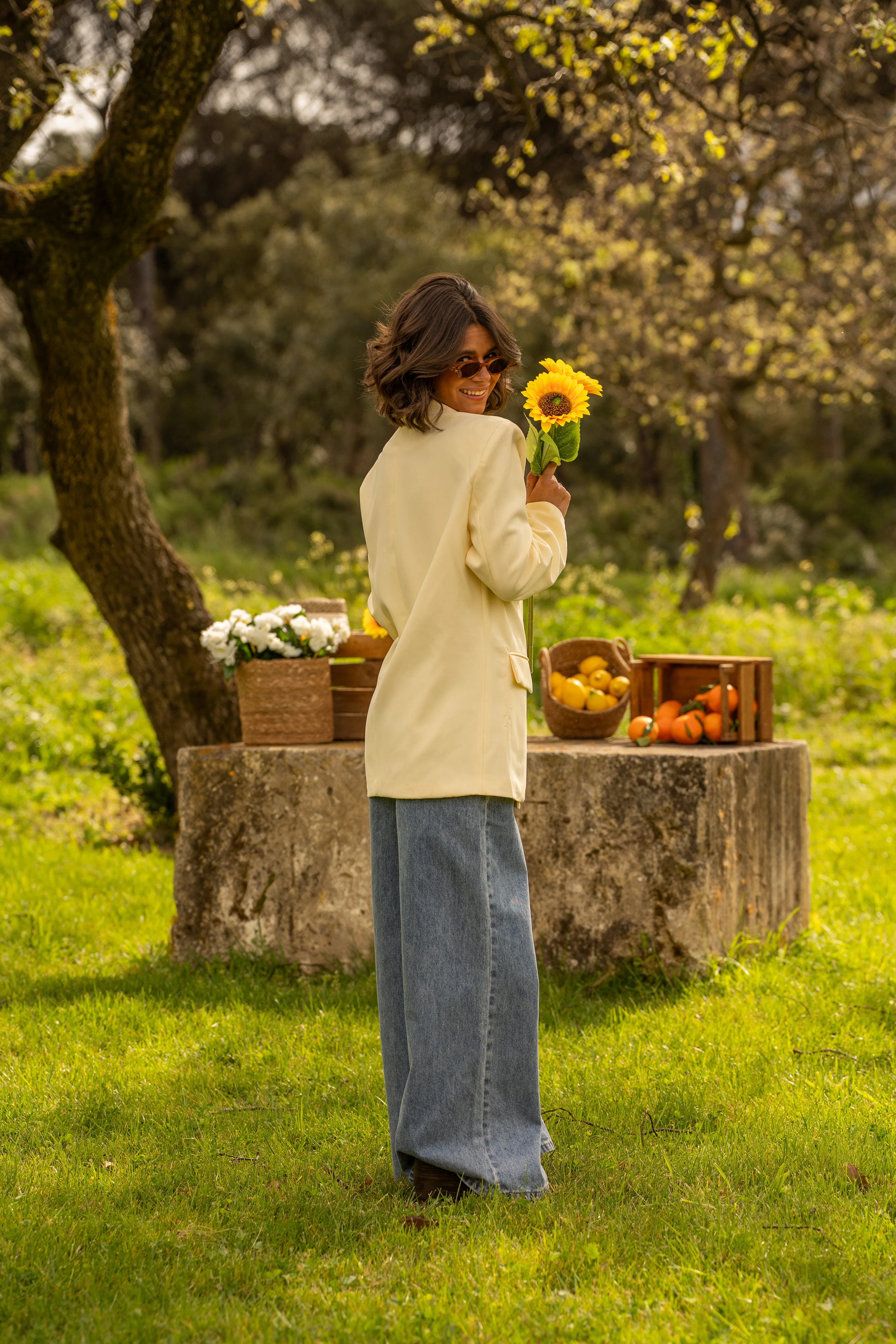 Blazer ASYMÉTRIQUE jaune - Image 10