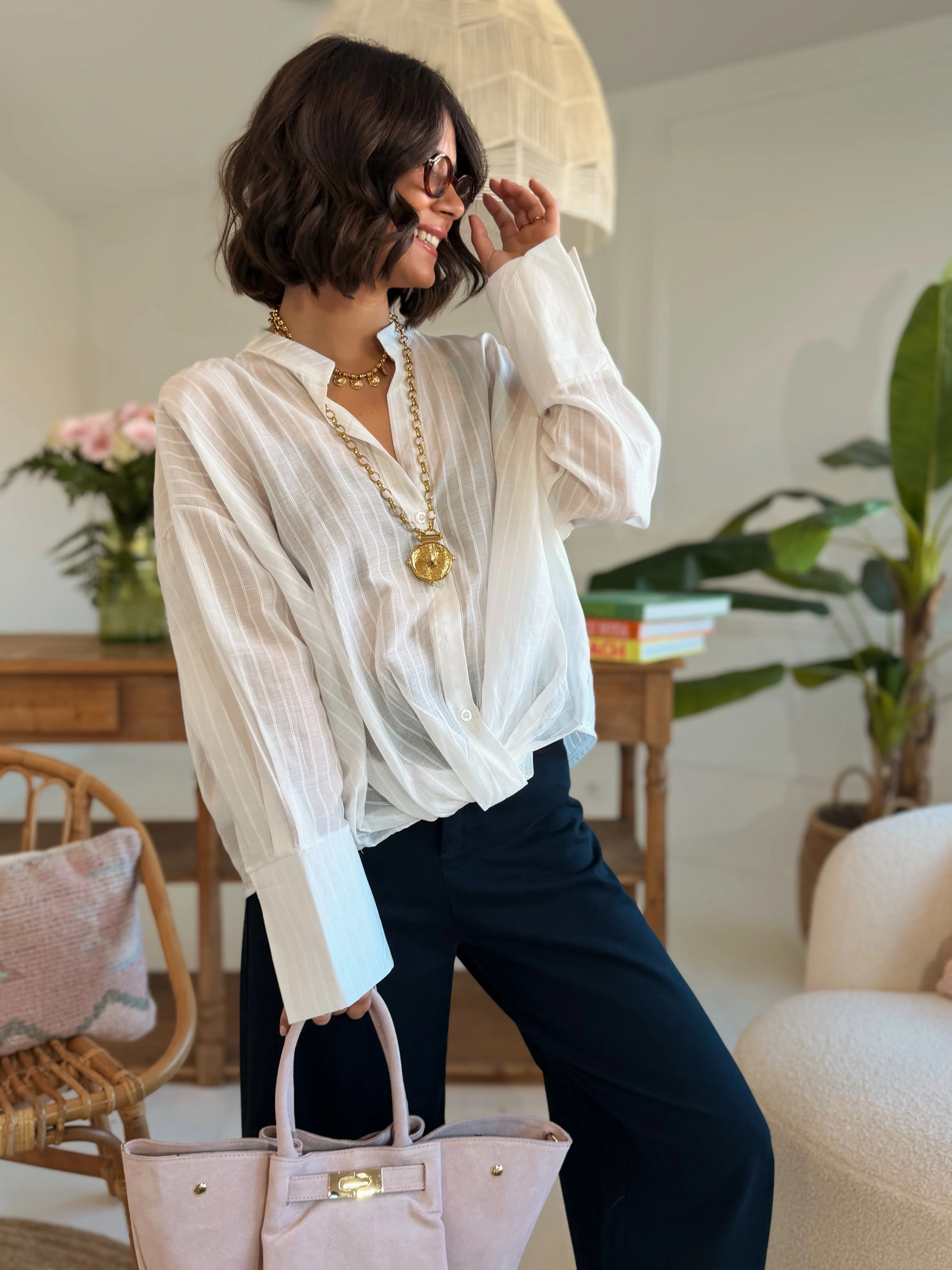 Blouse ALMA blanc - Image 3