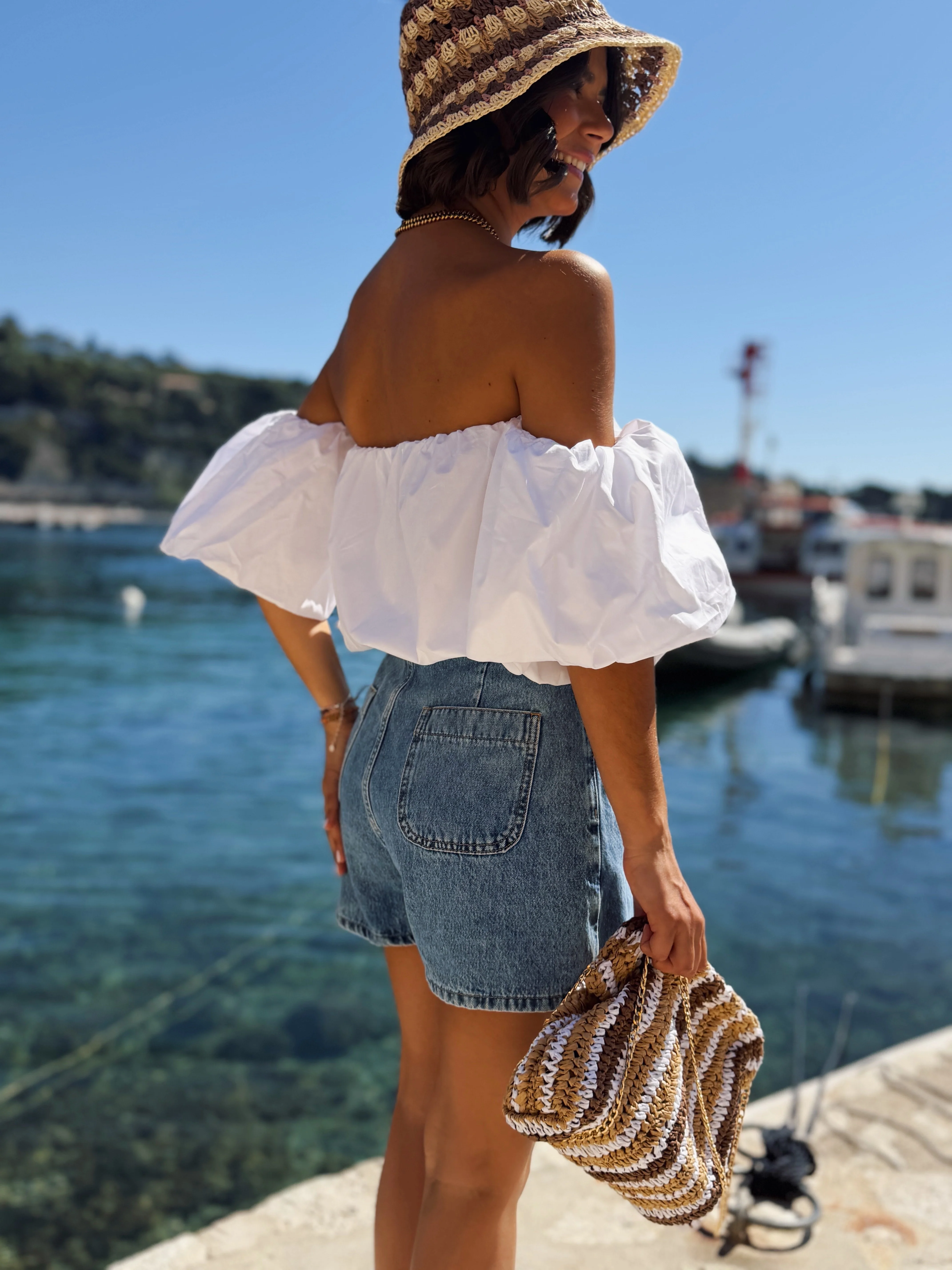 Pochette RAPHIA rayée - Image 4
