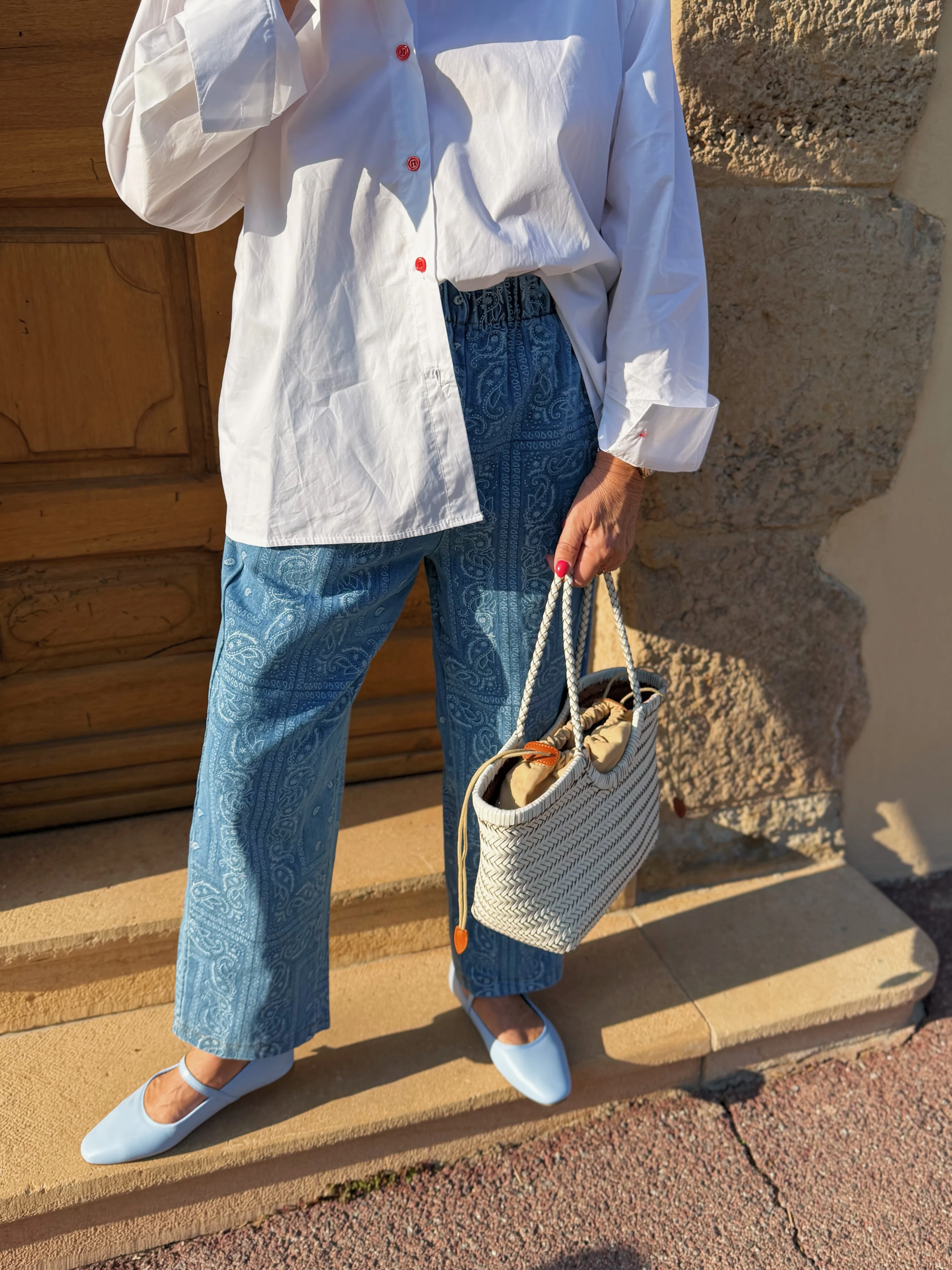 Pantalon BANDANA denim