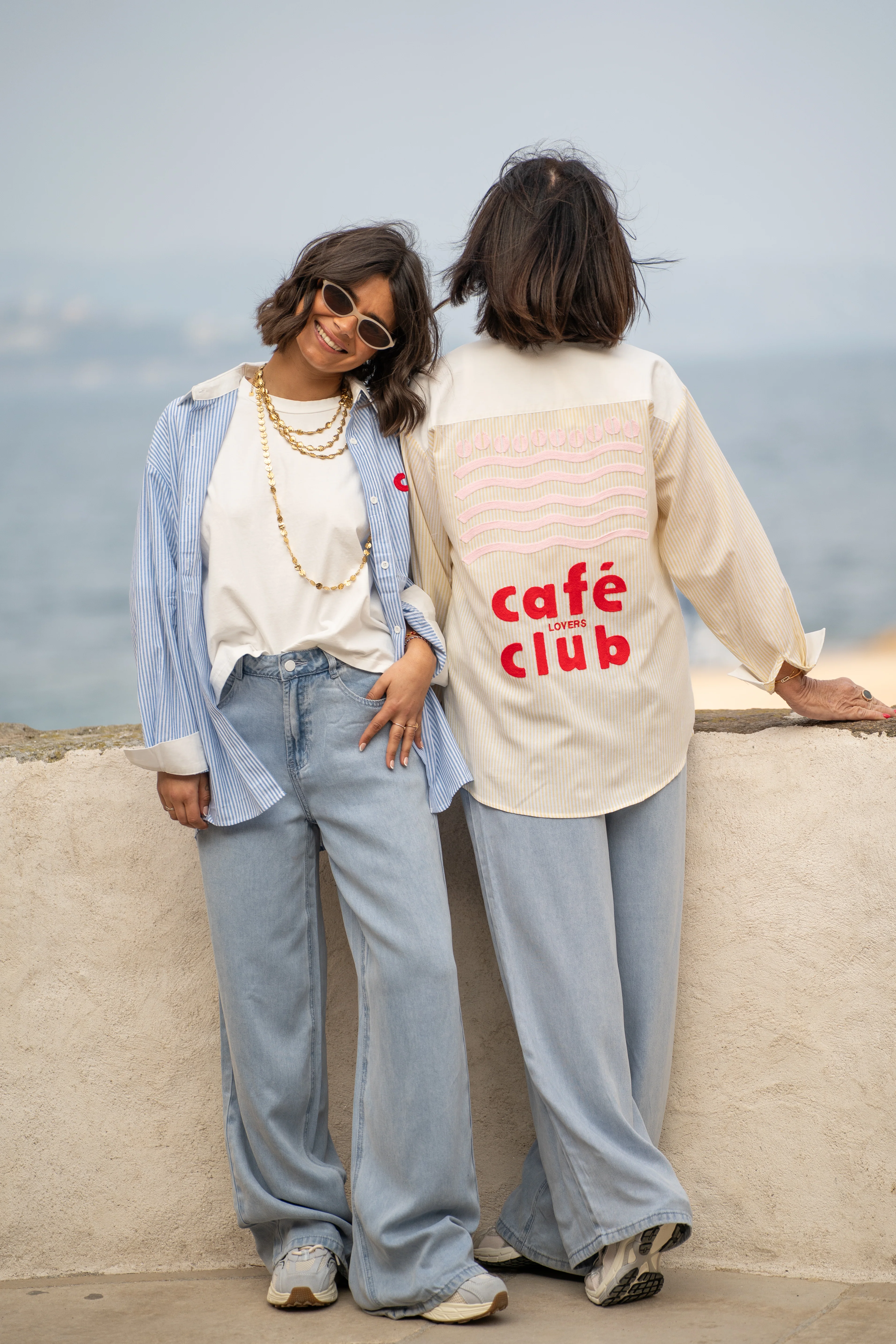 Chemise CAFÉ CLUB jaune - Image 2