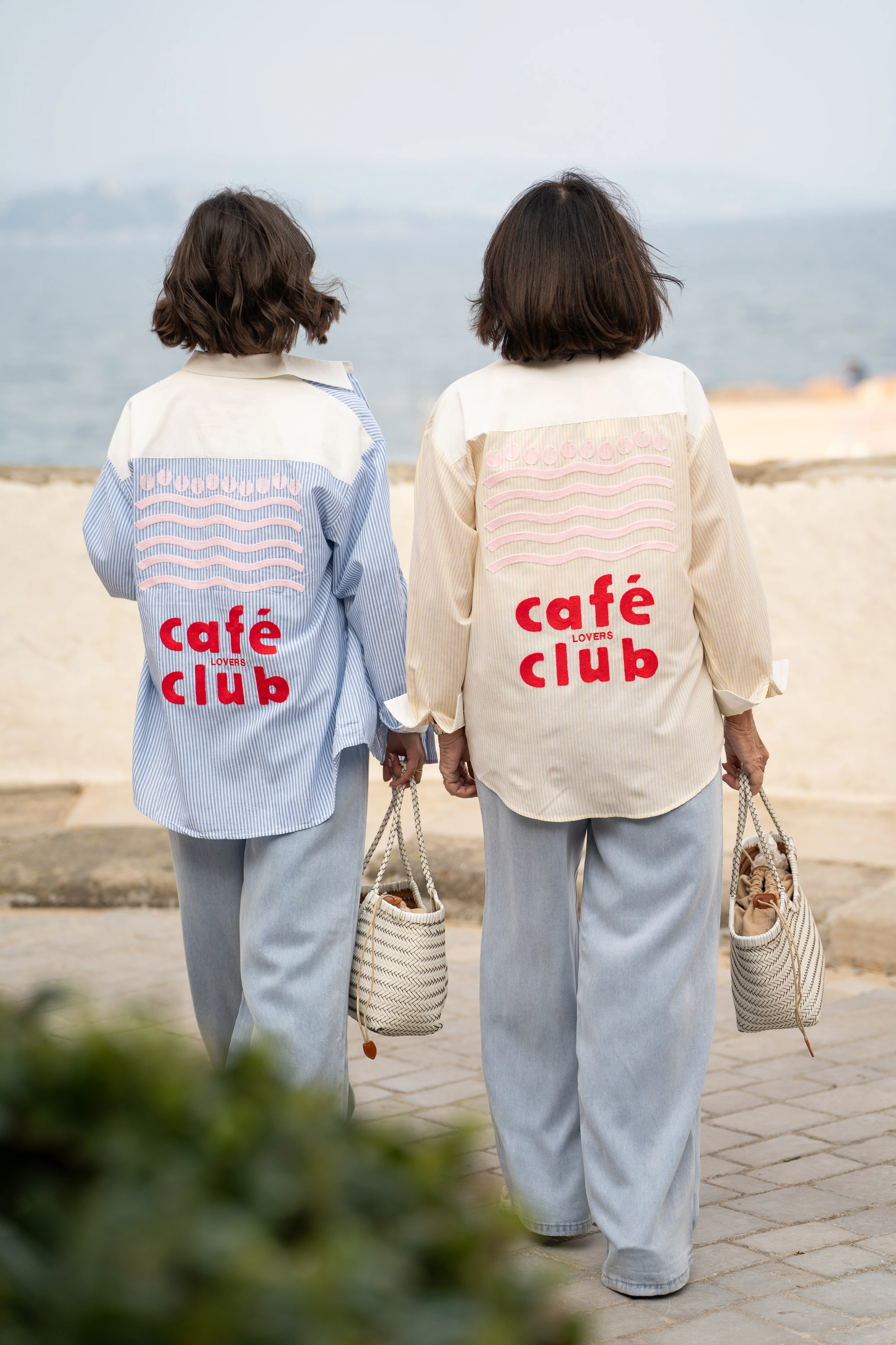 Chemise CAFÉ CLUB jaune - Image 4
