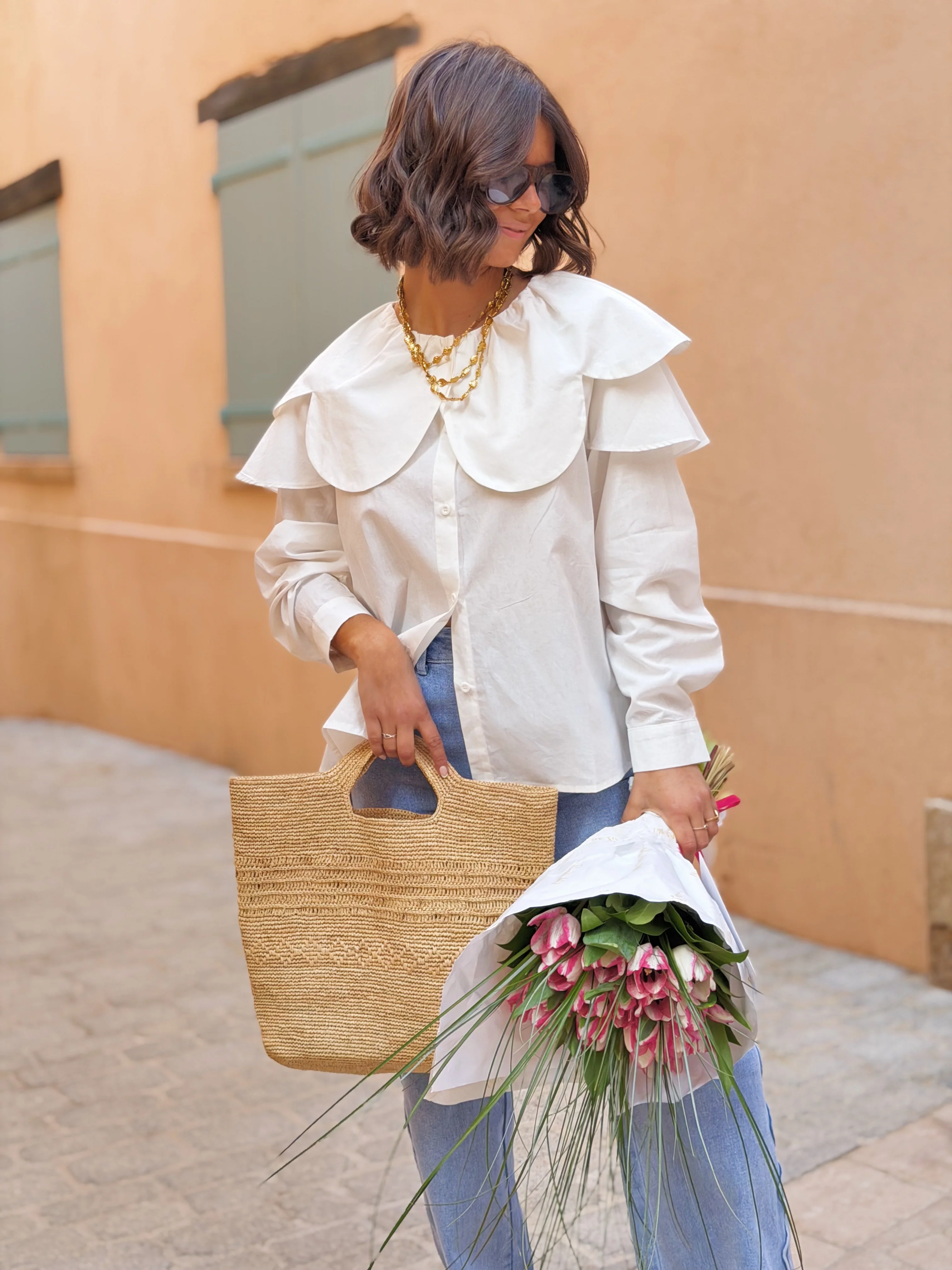 Chemise col fleur - Image 3