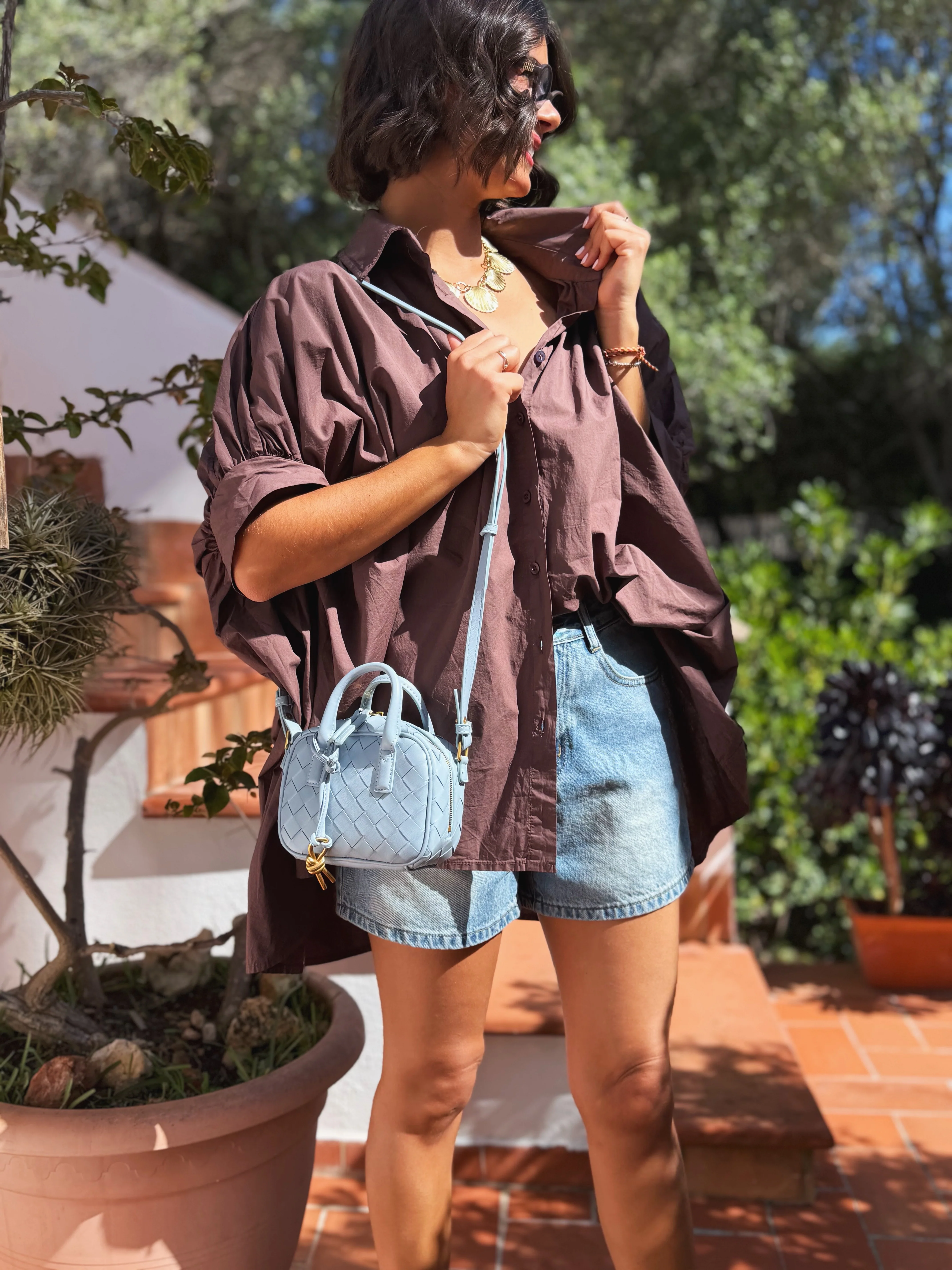Chemise POPPY chocolat - Image 4
