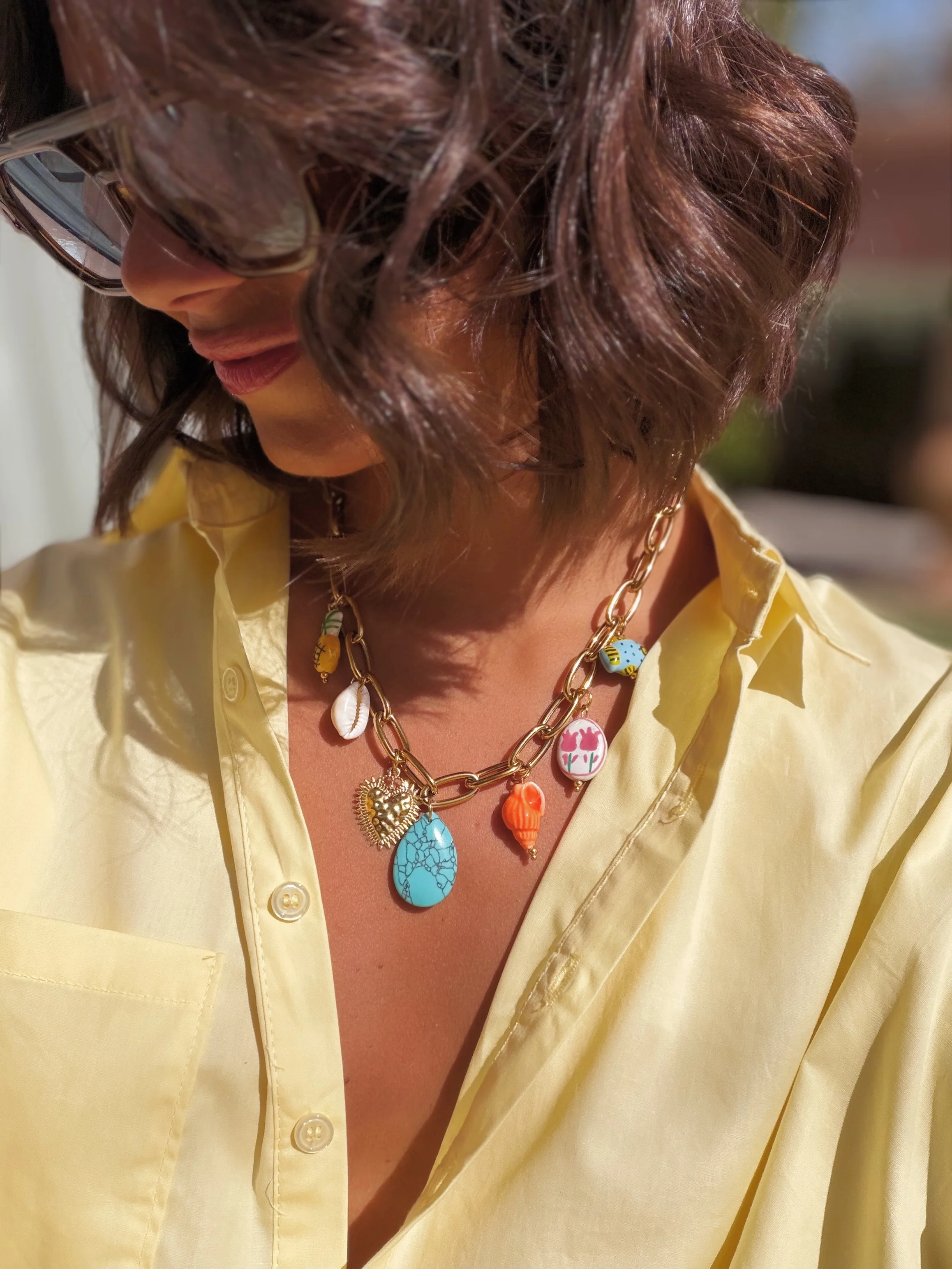 Collier MULTI PAMPILLES été