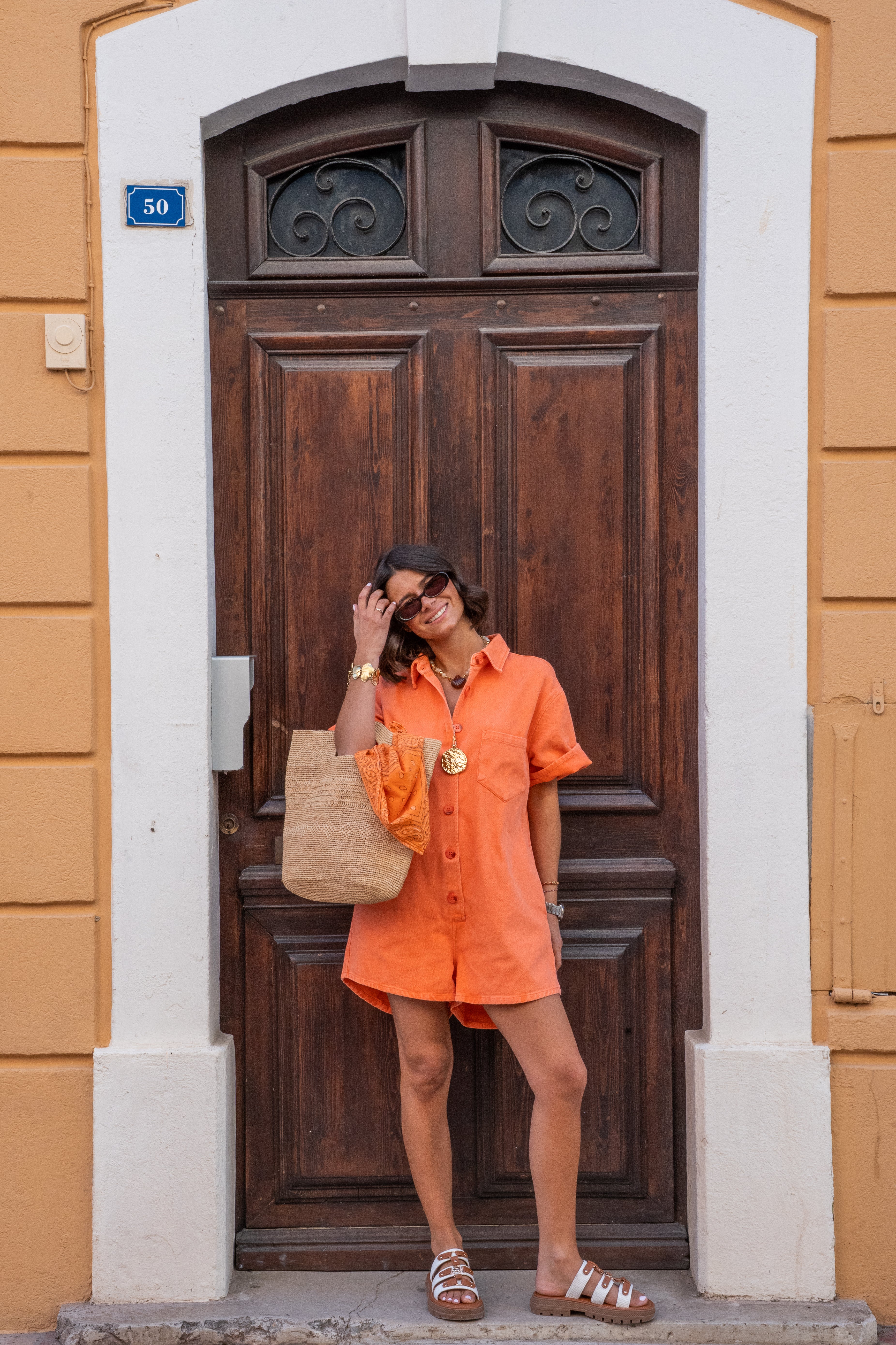 Combi-short OHLALA orange - Image 4