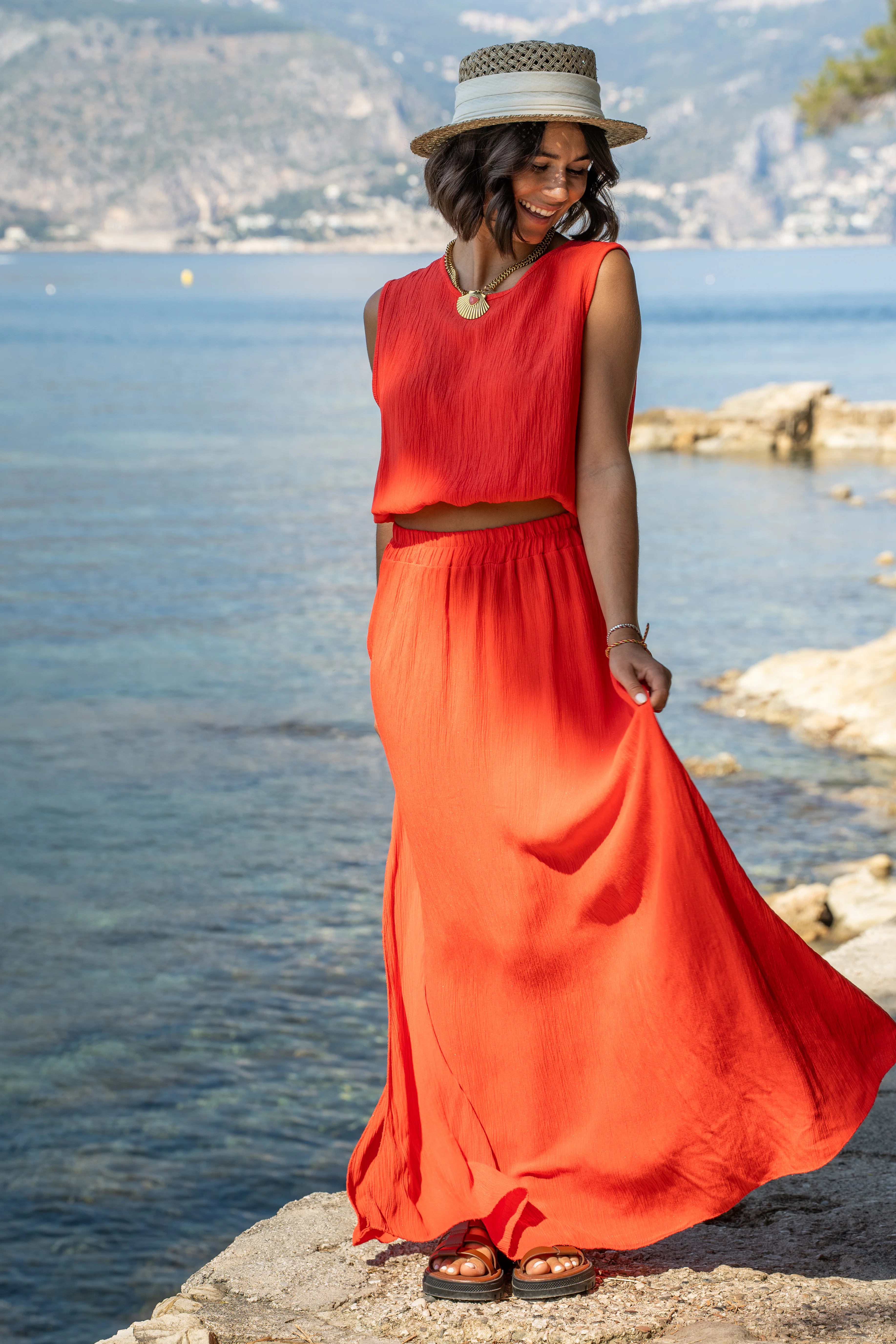 Ensemble CALIFORNIA orange (pré-commande)