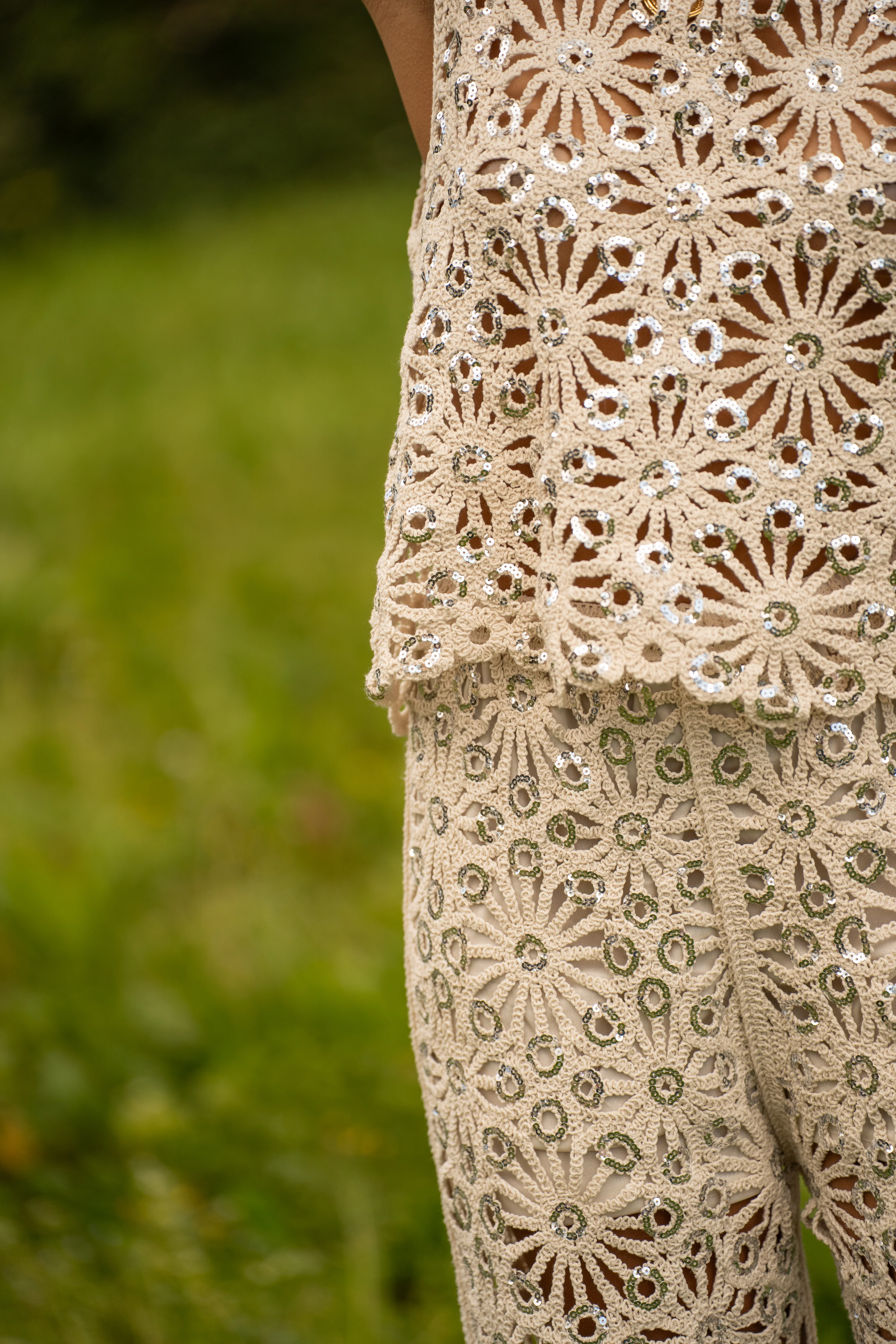 Ensemble en crochet & sequins - Image 13