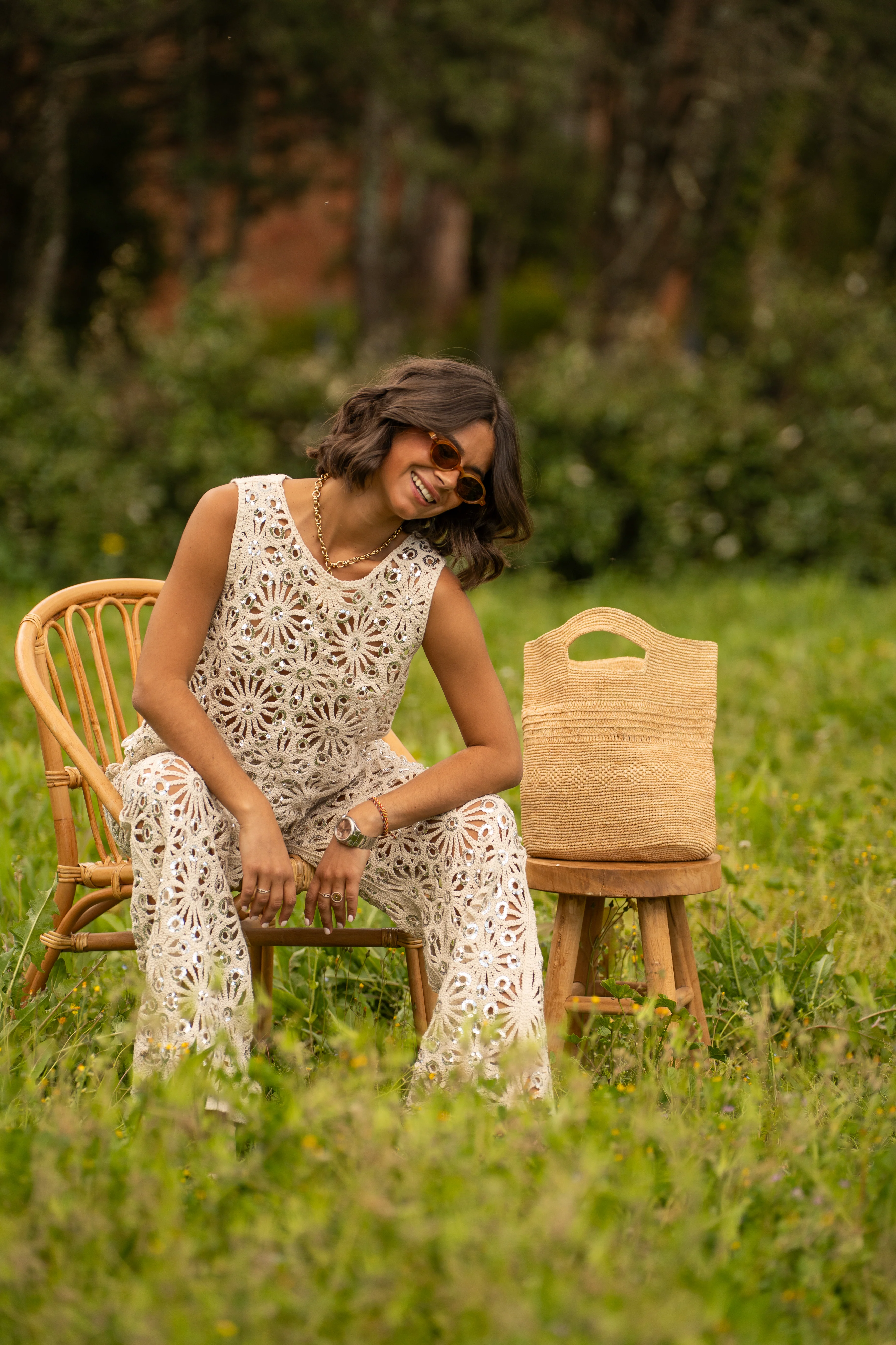 Ensemble en crochet & sequins - Image 5