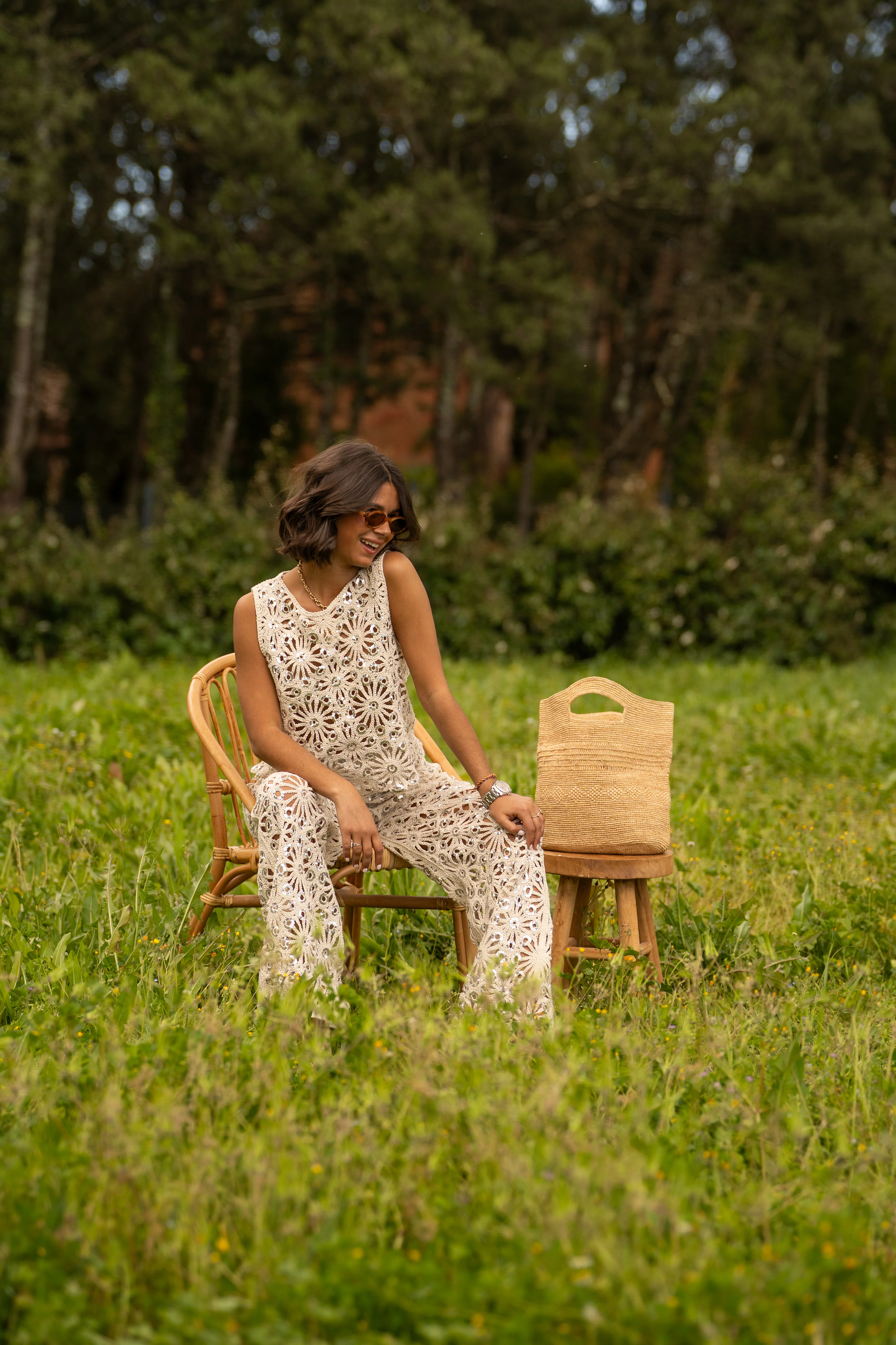 Ensemble en crochet & sequins - Image 9