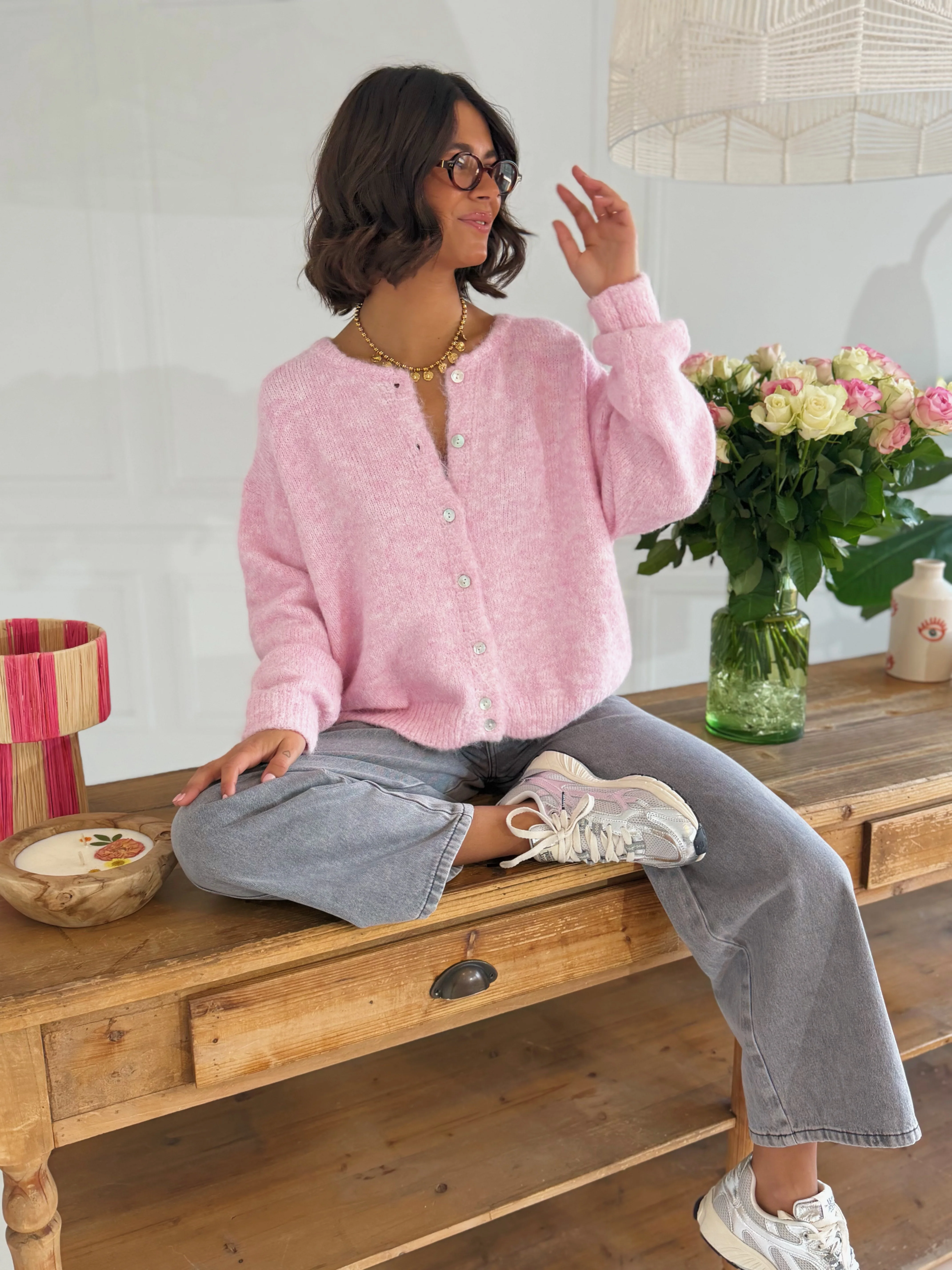 Gilet BROOKE rose