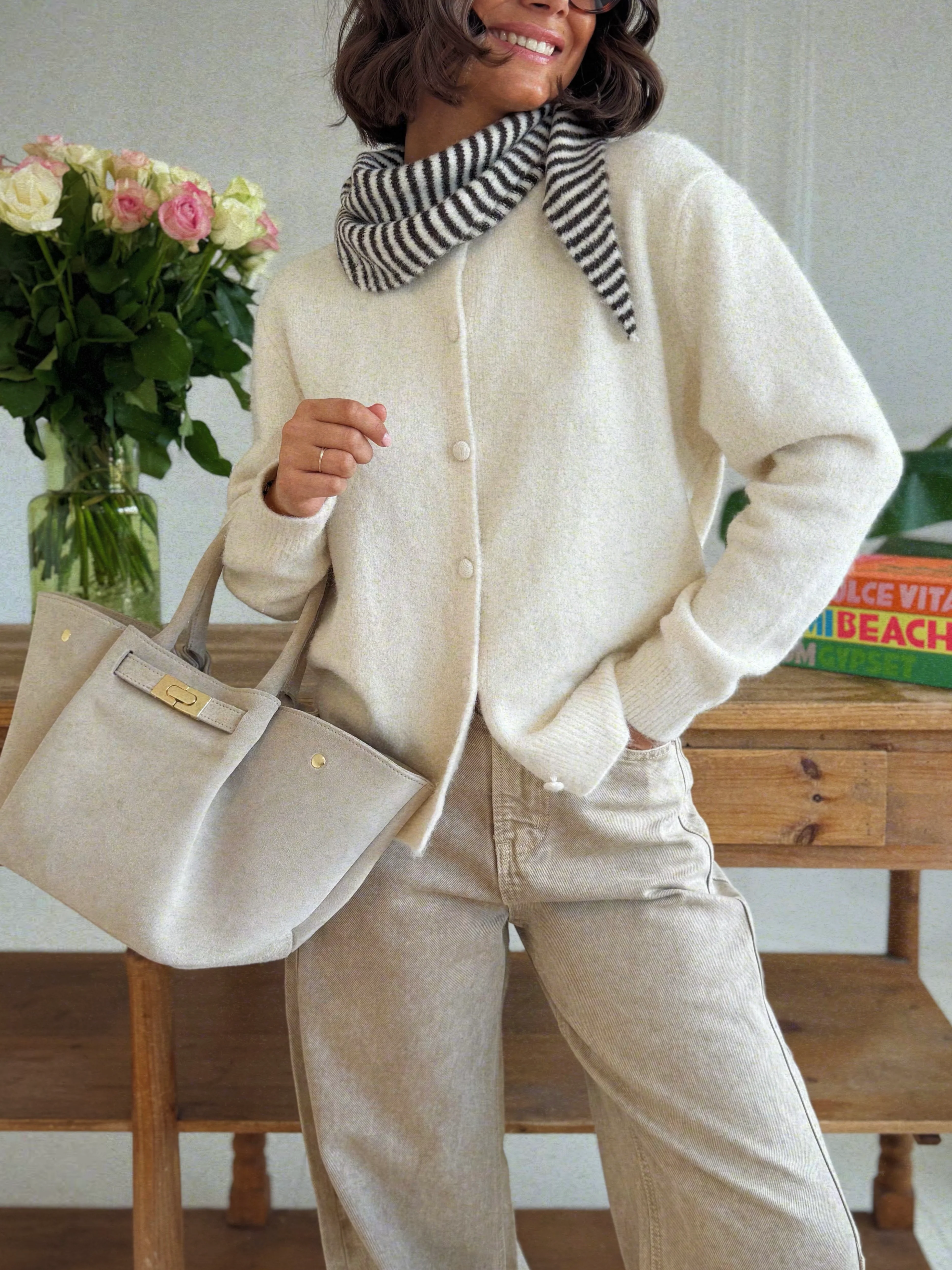 Gilet COSY beige - Image 3