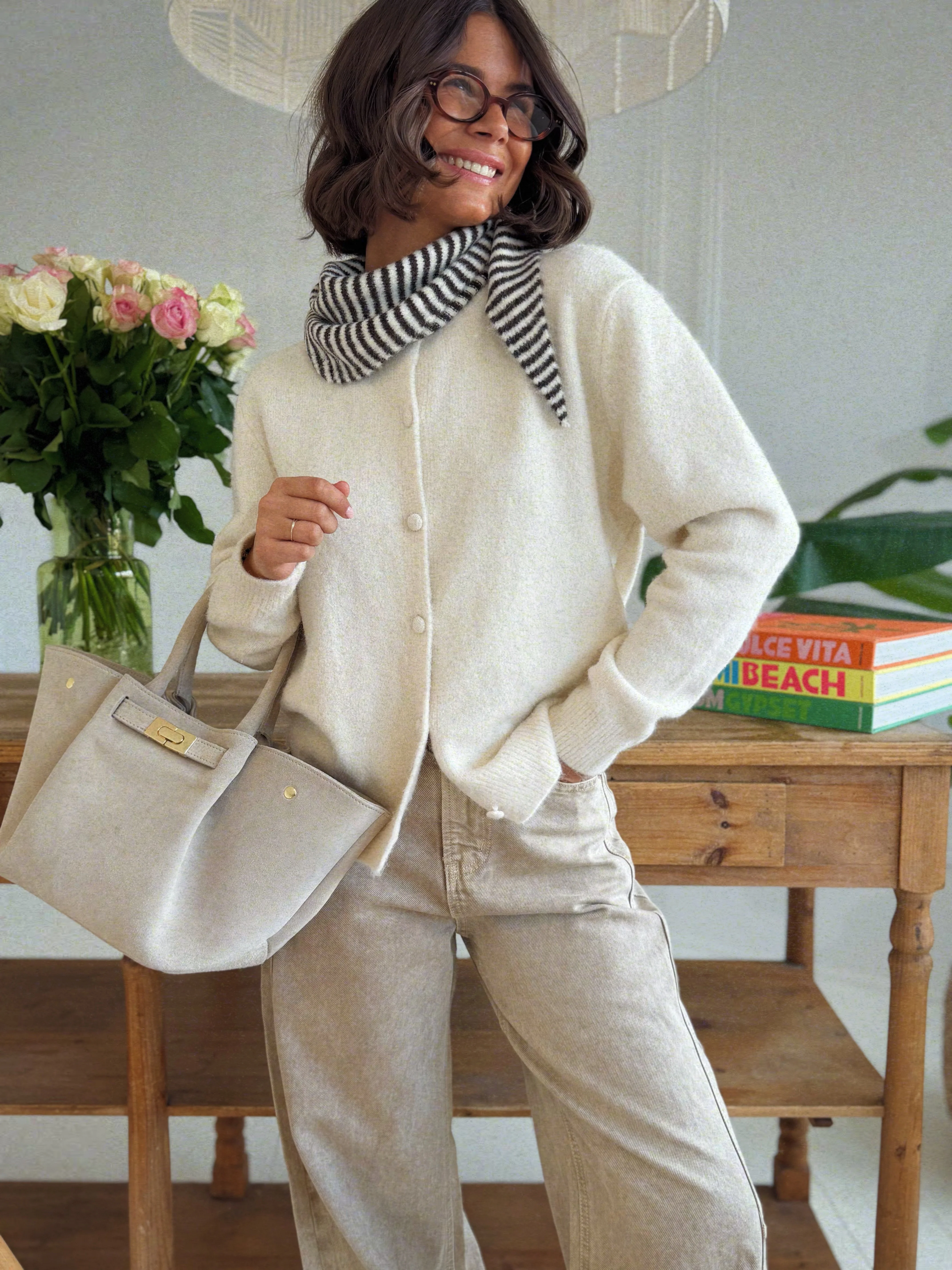 Gilet COSY beige - Image 5