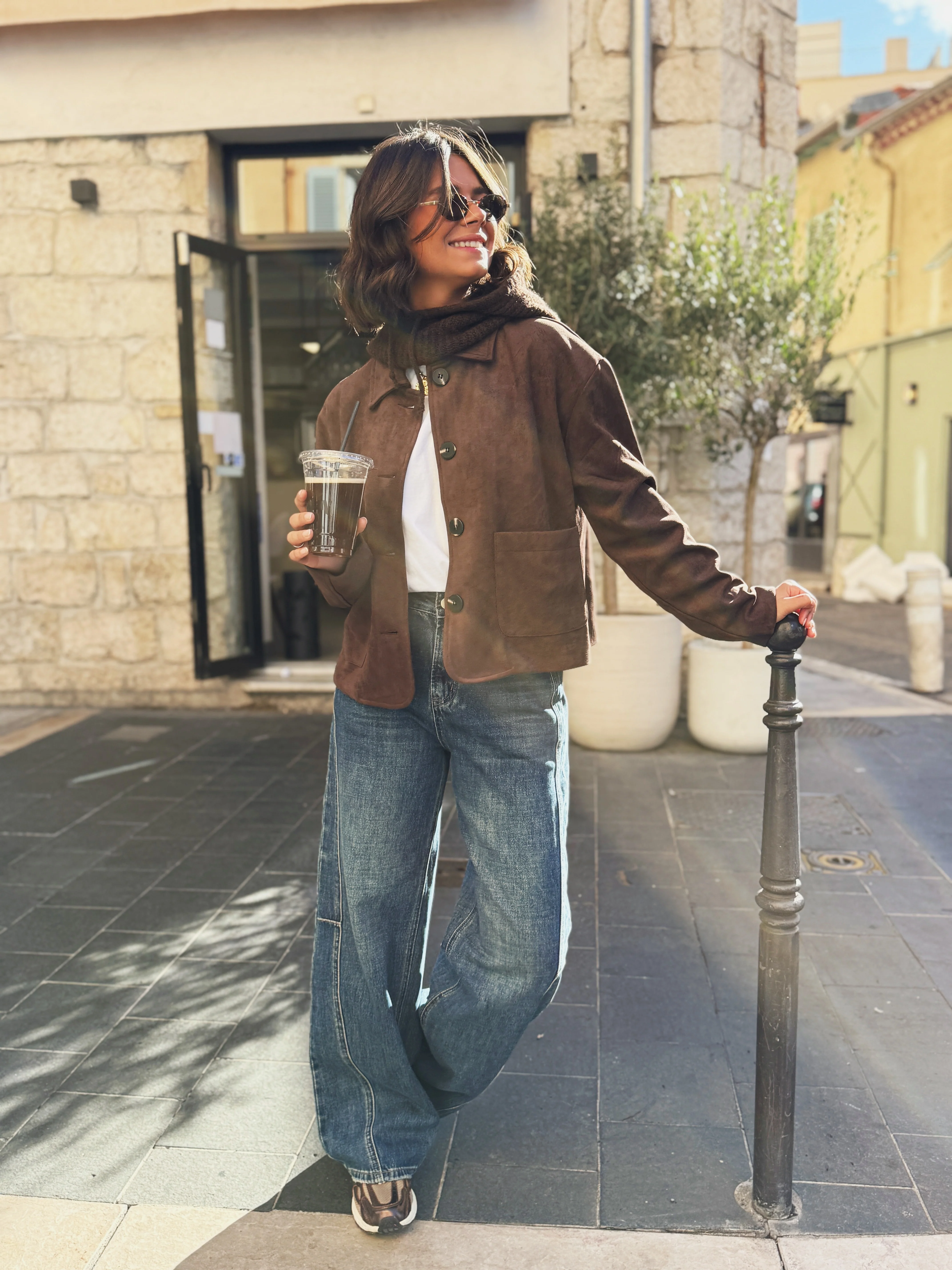 Jean large BARREL denim bleu foncé - Image 6