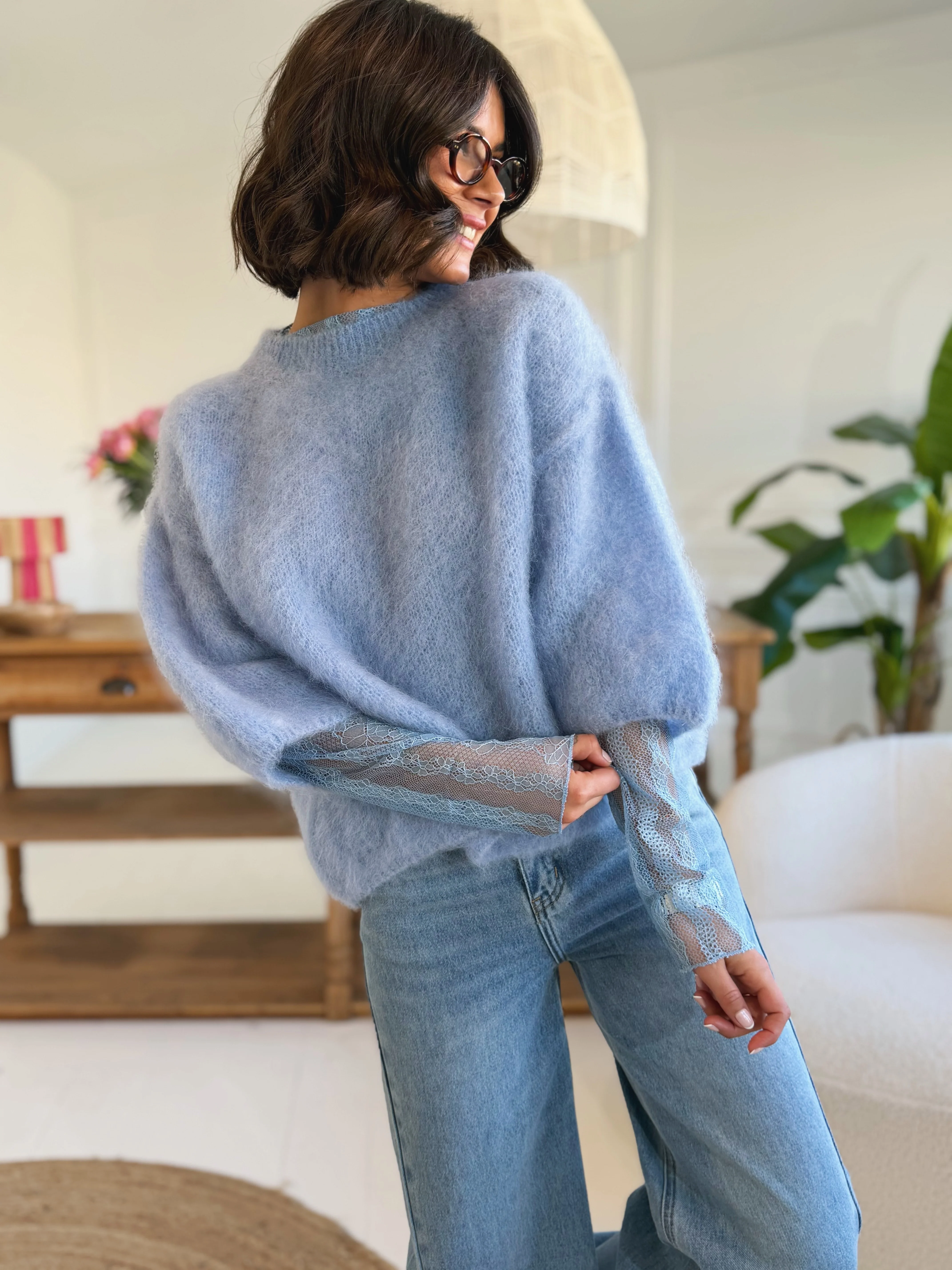 Jean PALAZZO denim clair - Image 3