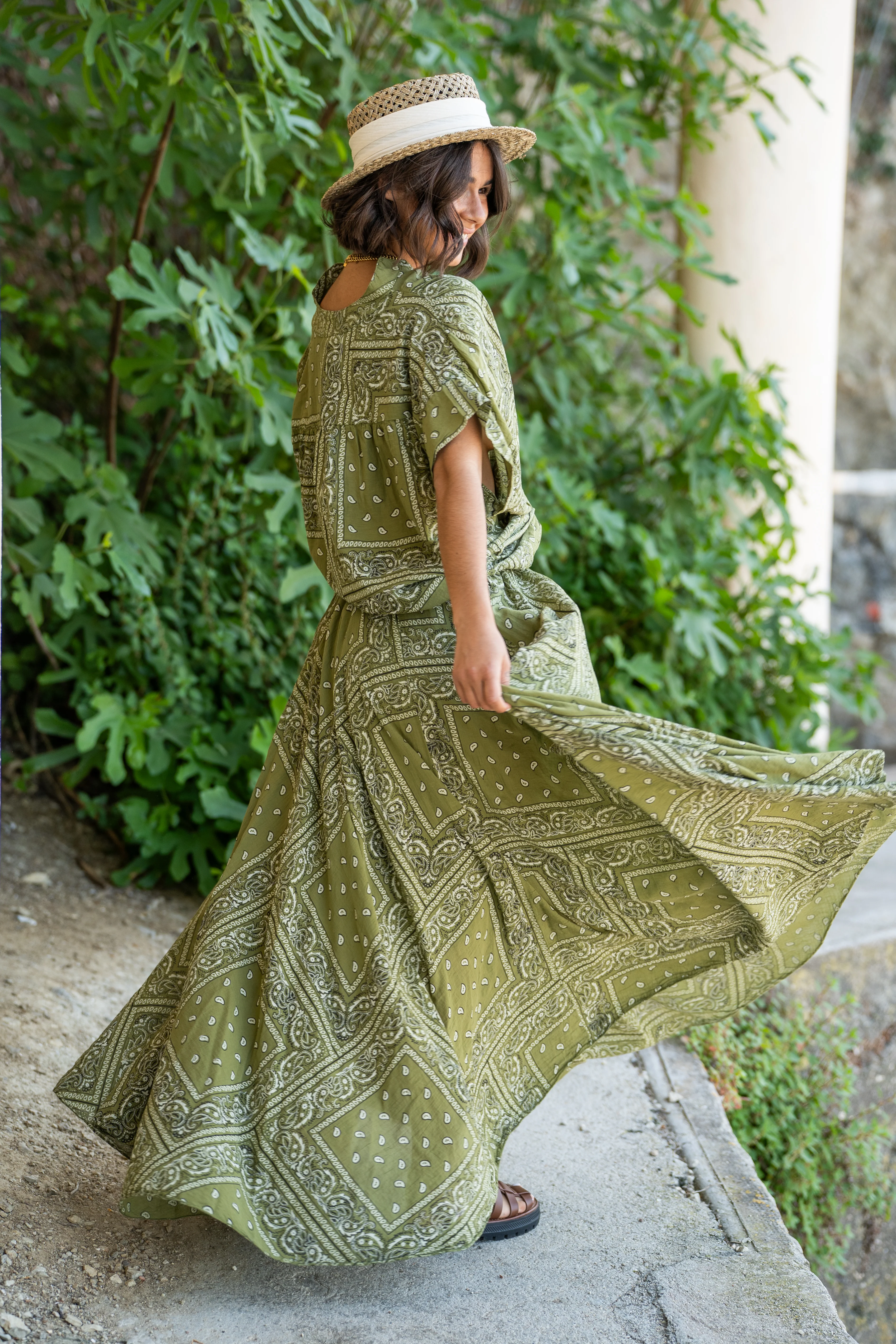 Blouse BANDANA vert - Image 8