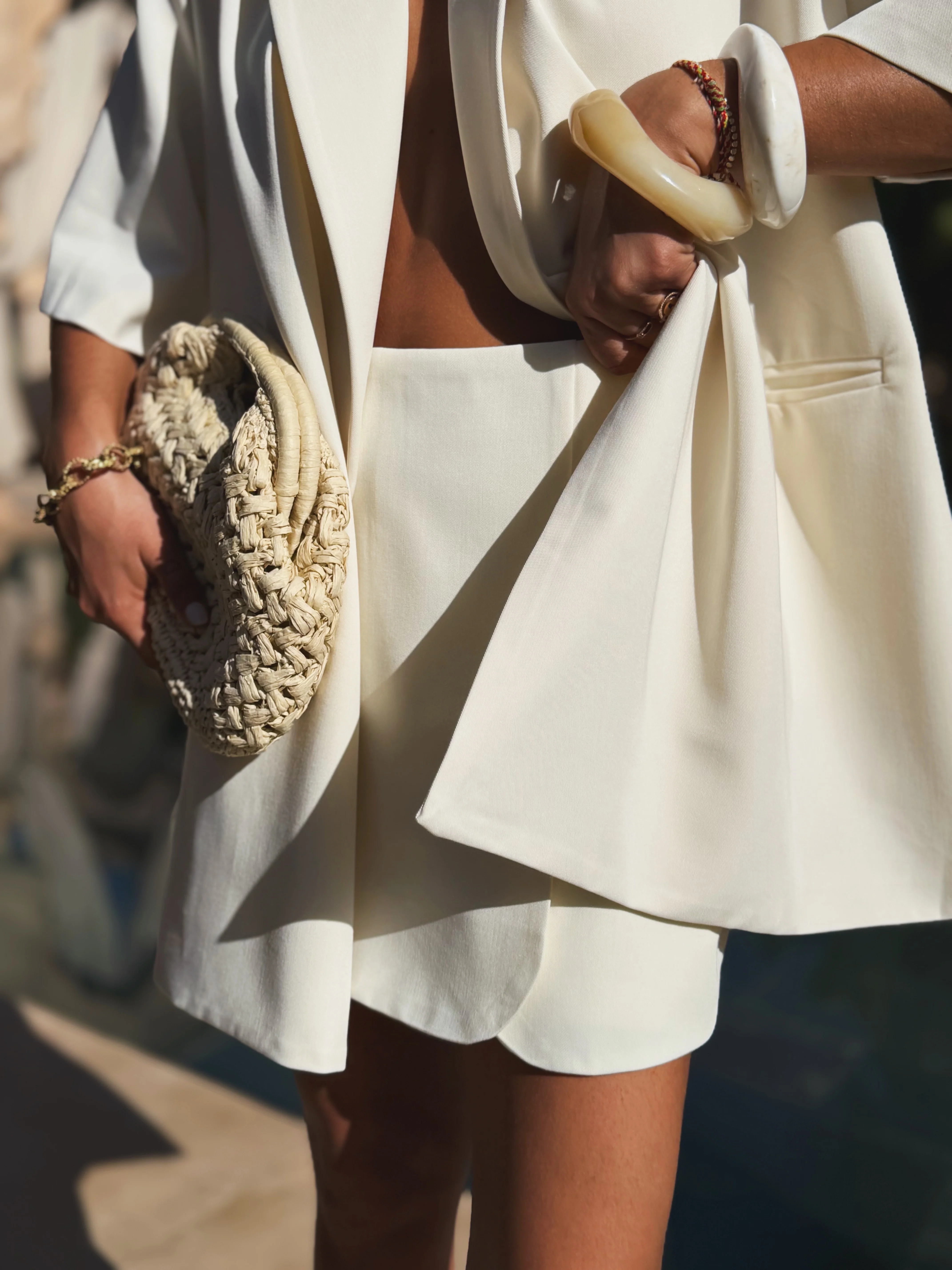 Jupe short beige - Image 2