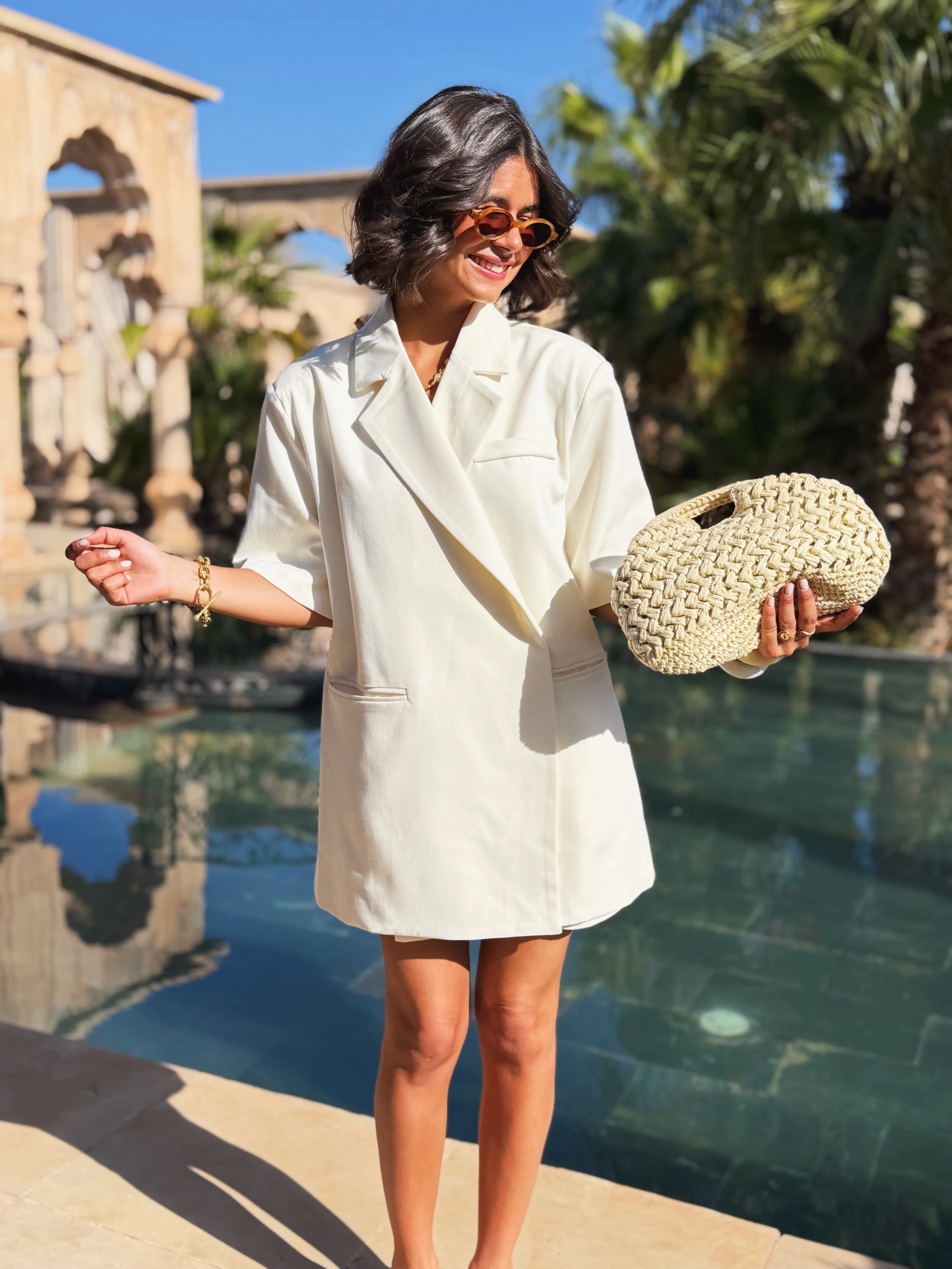 Jupe short beige - Image 5