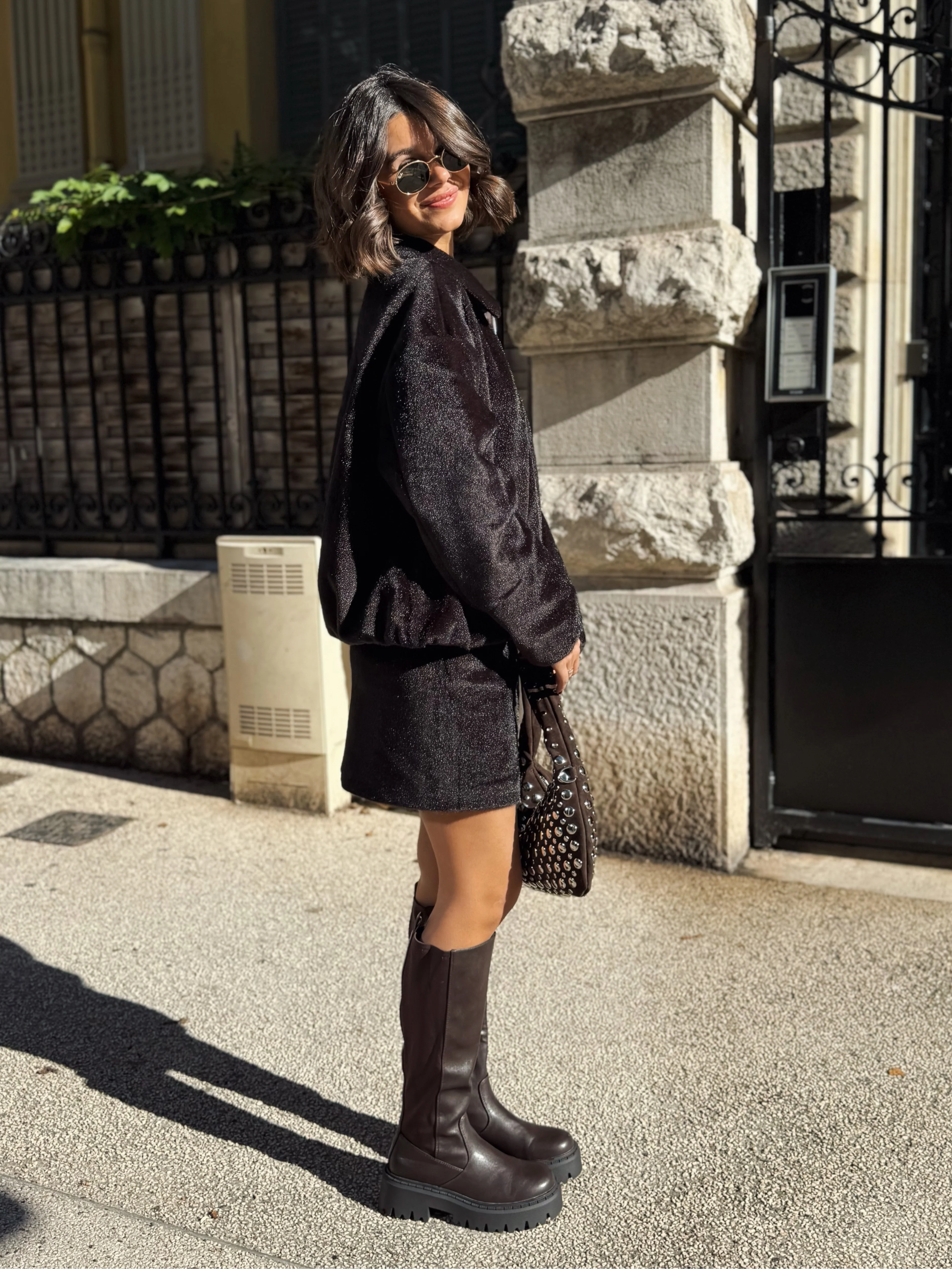 Jupe SOFIA marron - Image 6