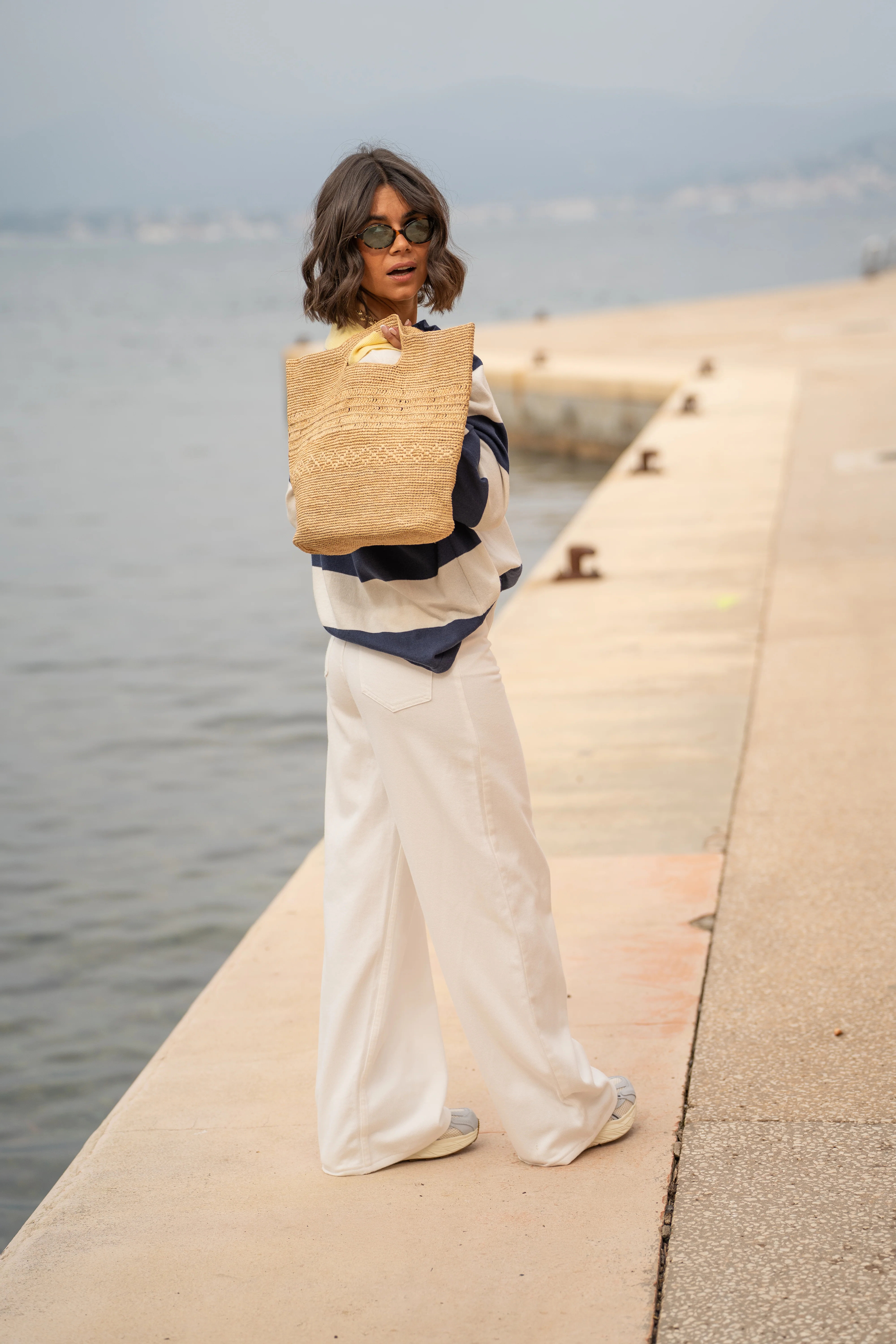 Panier SEAU en raphia - Image 5