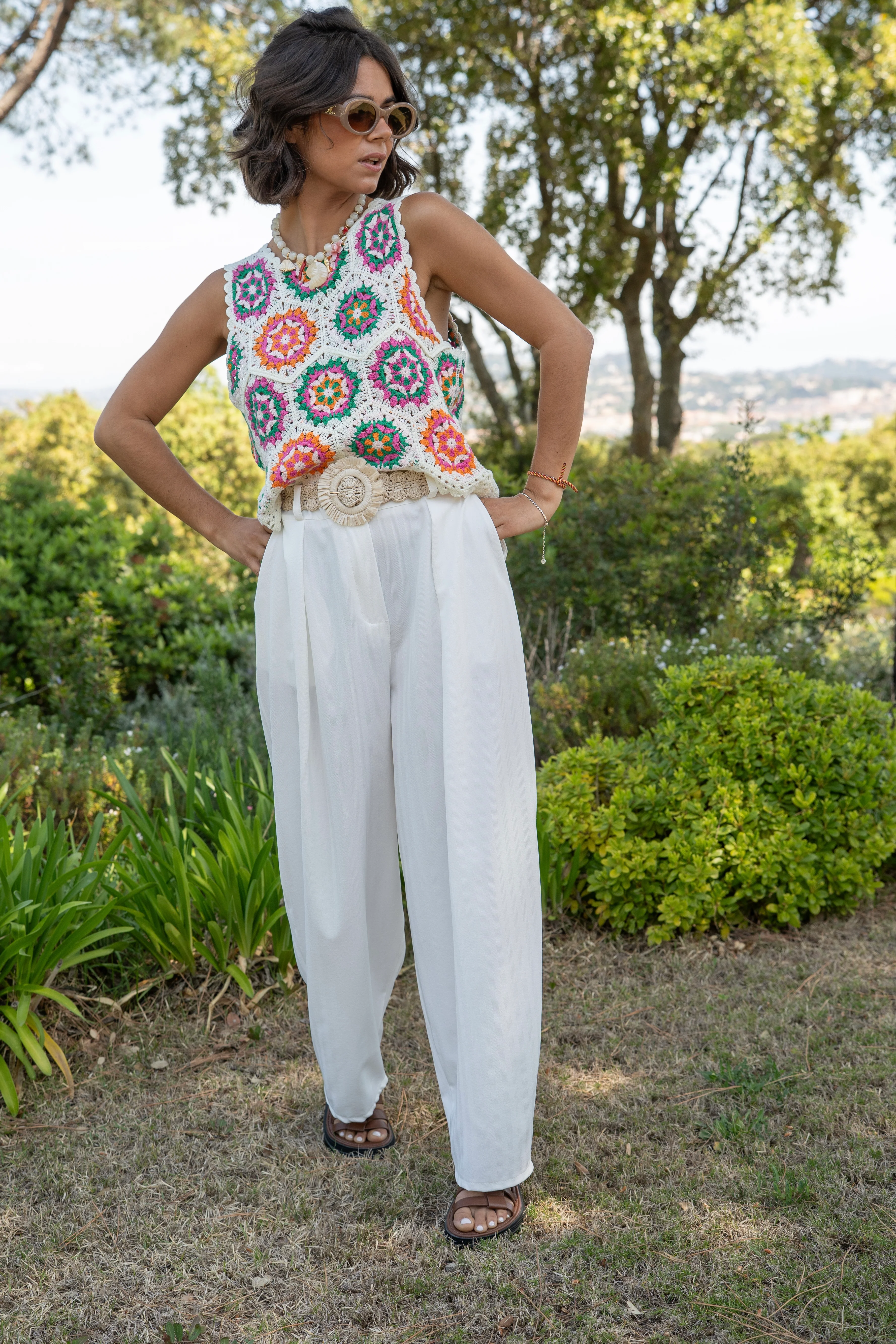 Pantalon BALLON blanc - Image 4