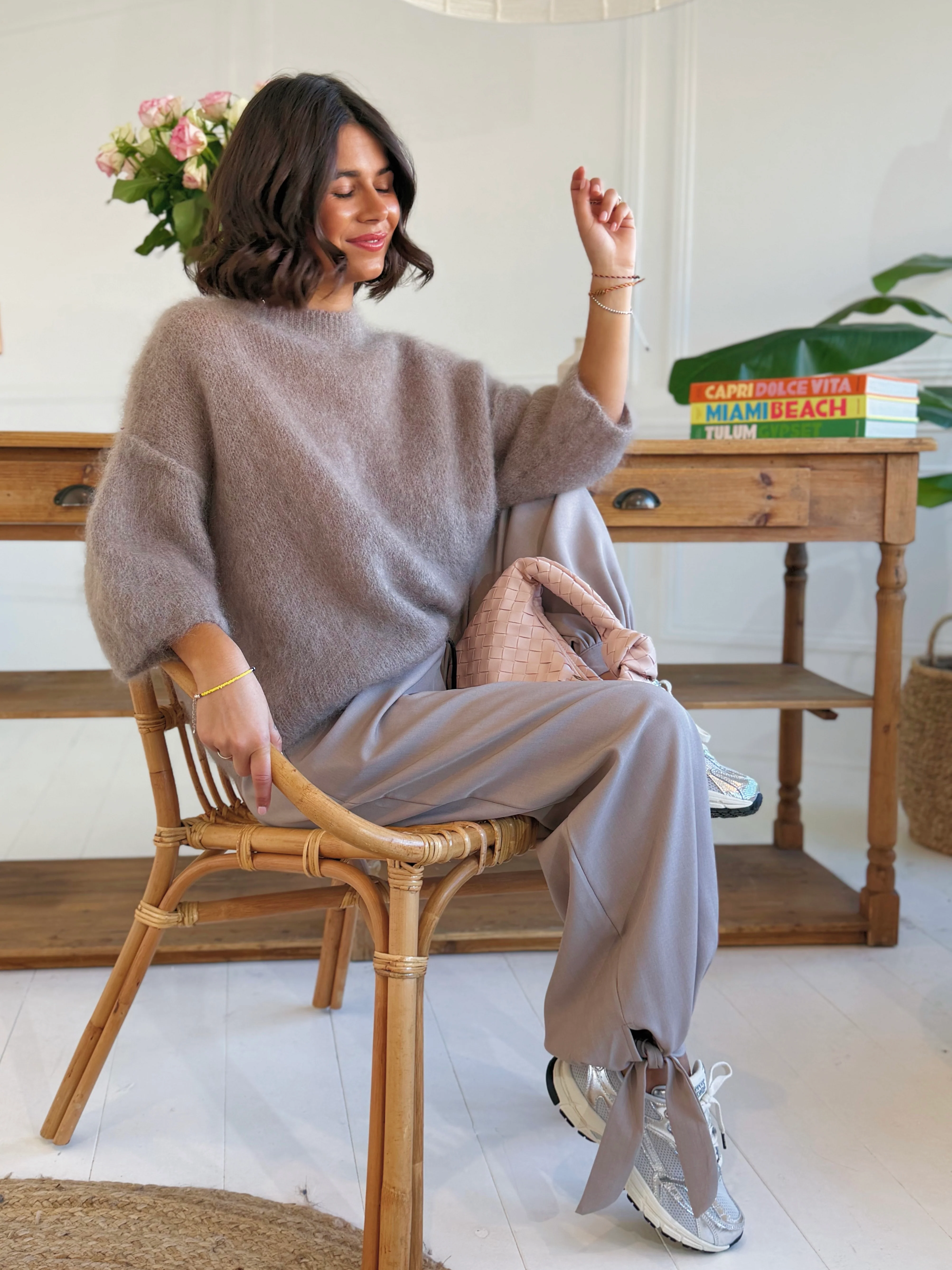 Pantalon BALLON taupe - Image 3