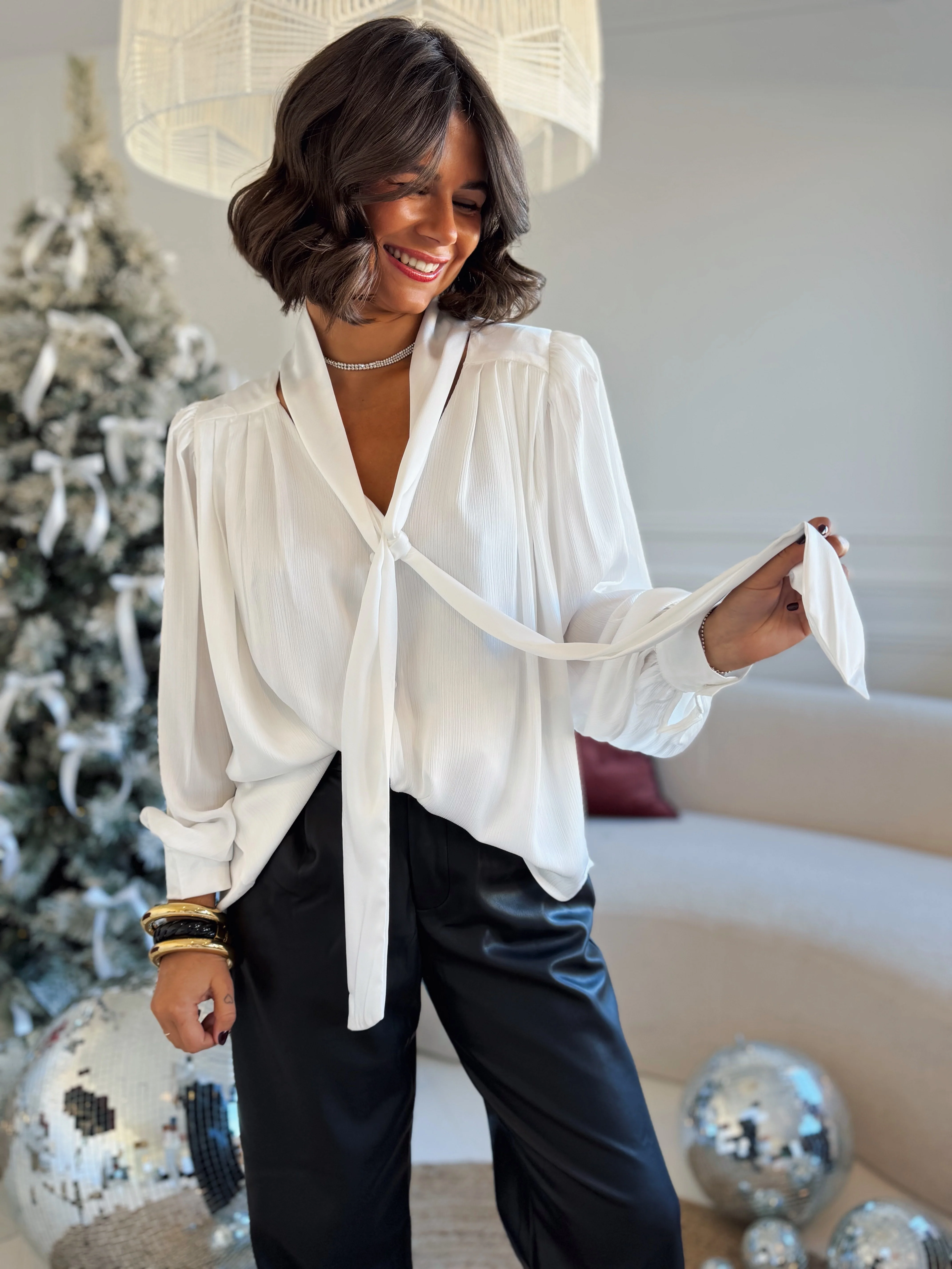 Pantalon BONNY façon cuir noir - Image 3
