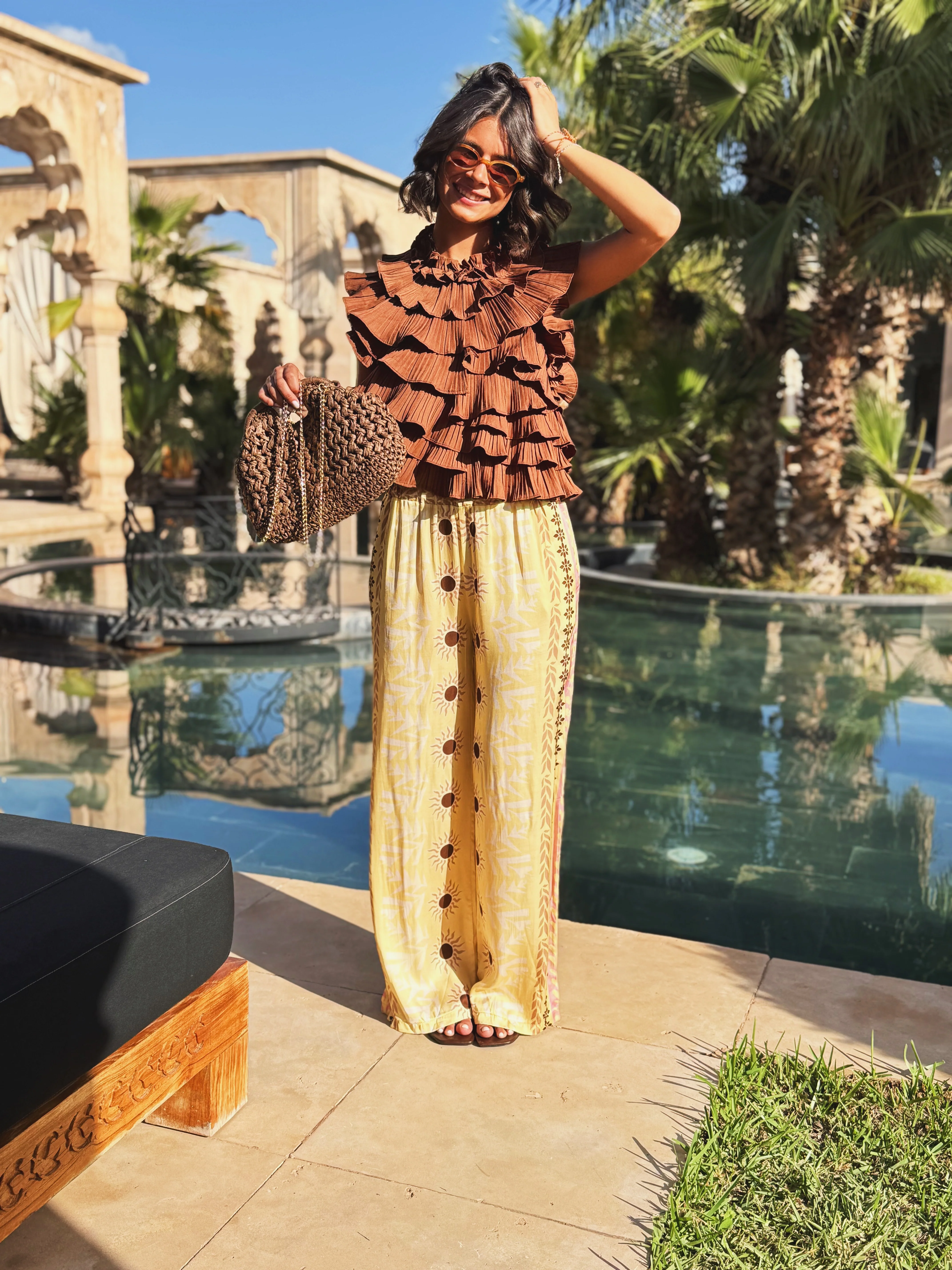 Pantalon SOLEIL jaune