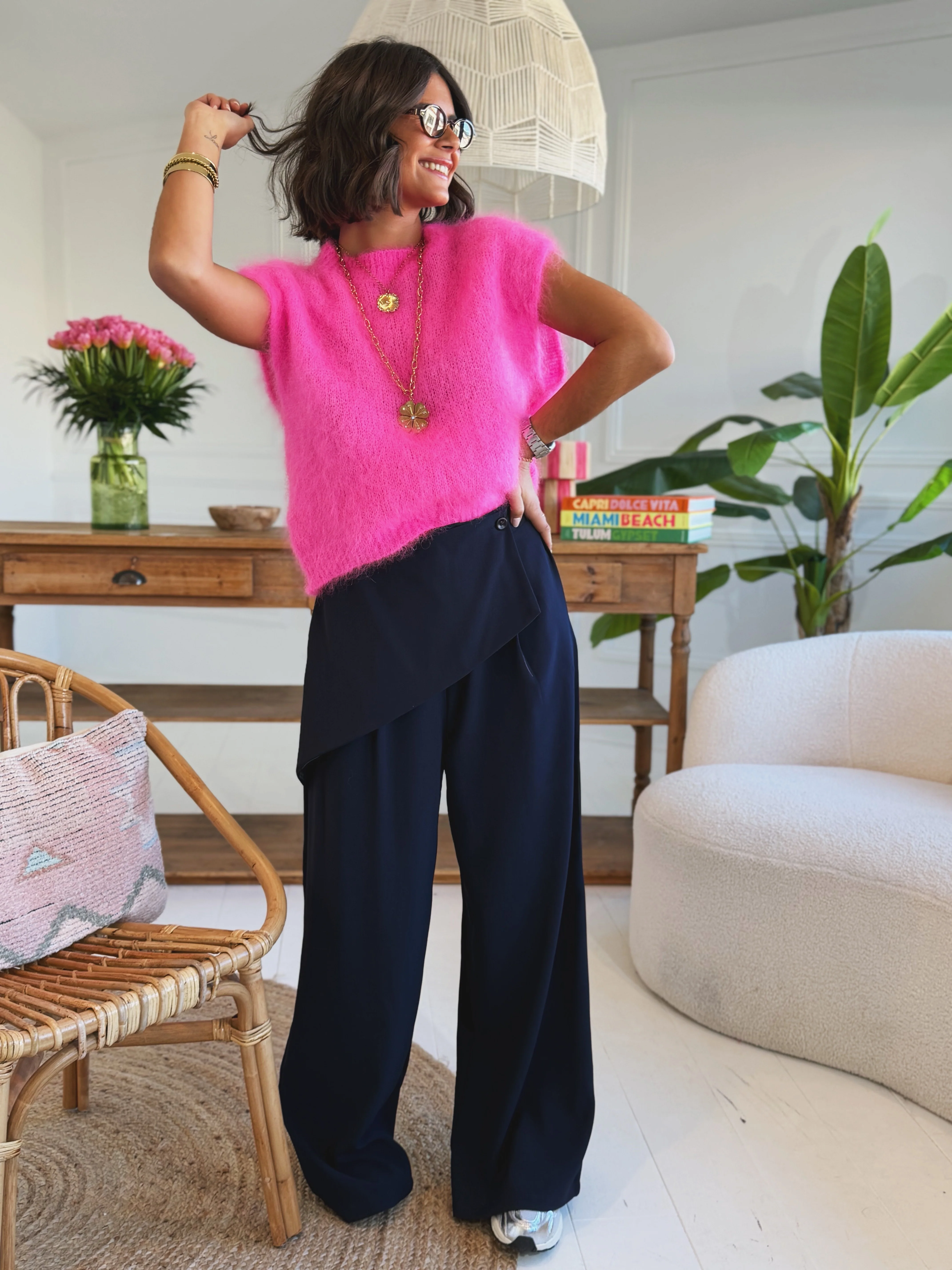 Pantalon MUSE bleu marine