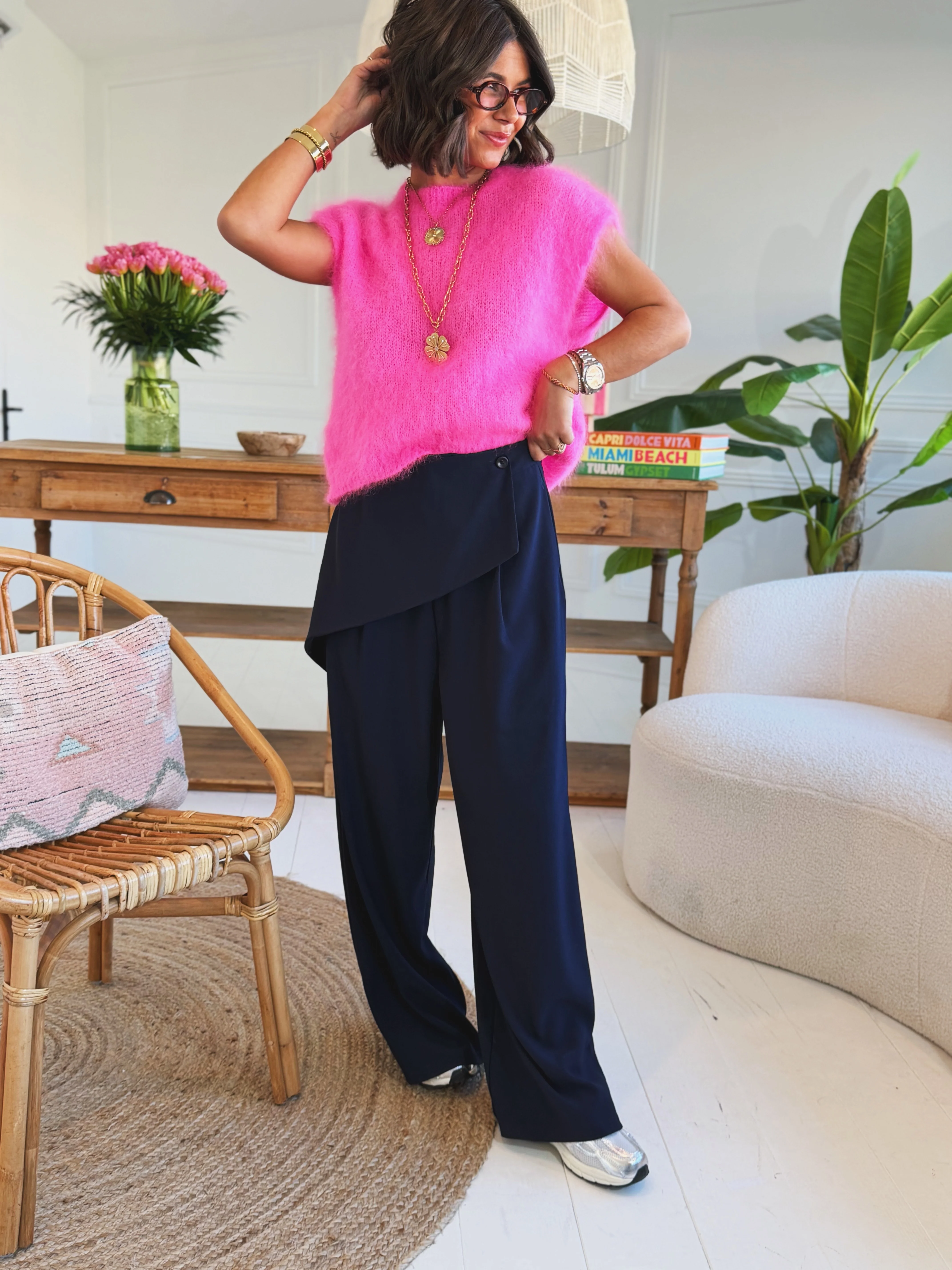 Pantalon MUSE bleu marine - Image 3