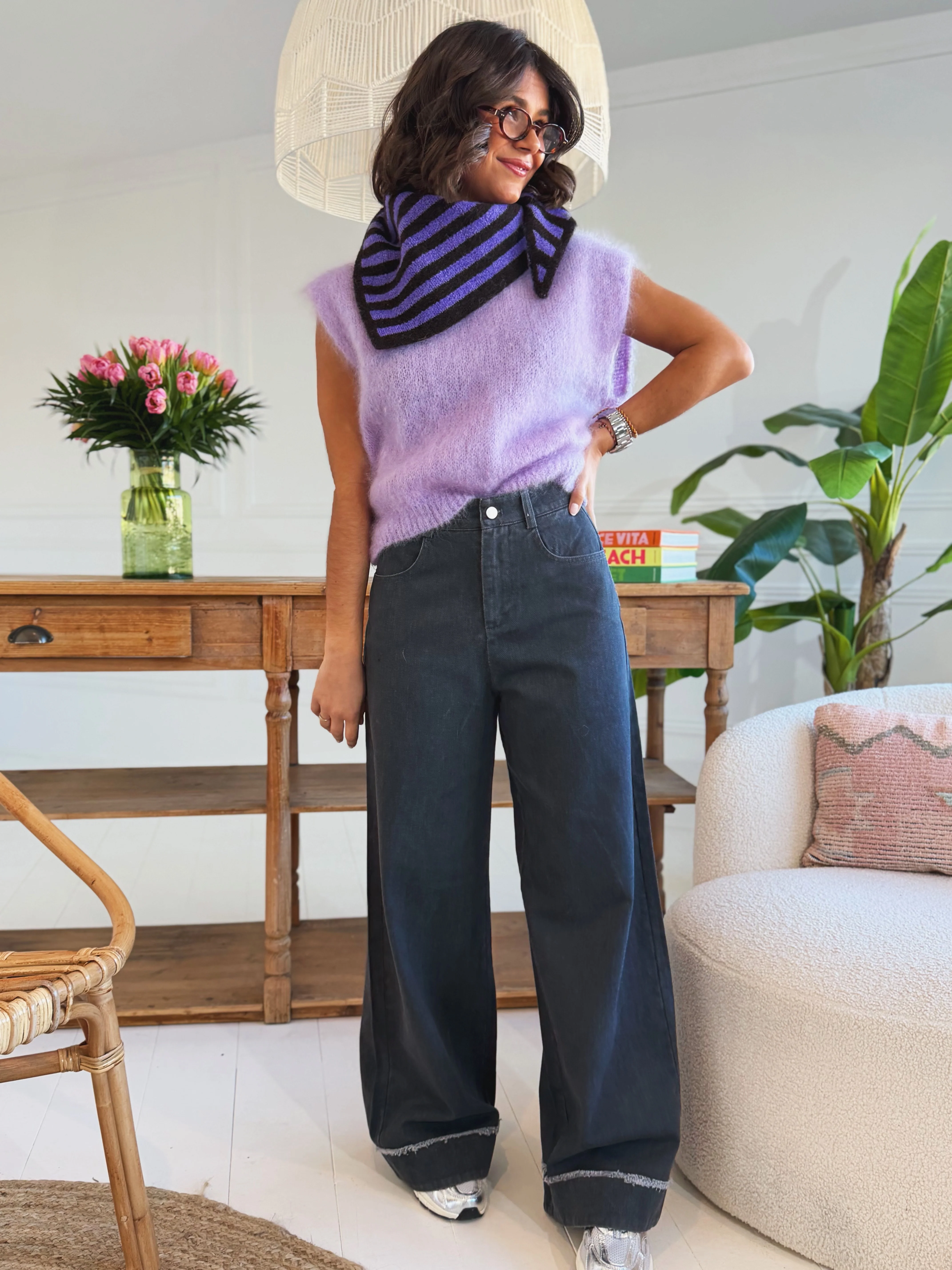 Pantalon NAVY gris anthracite
