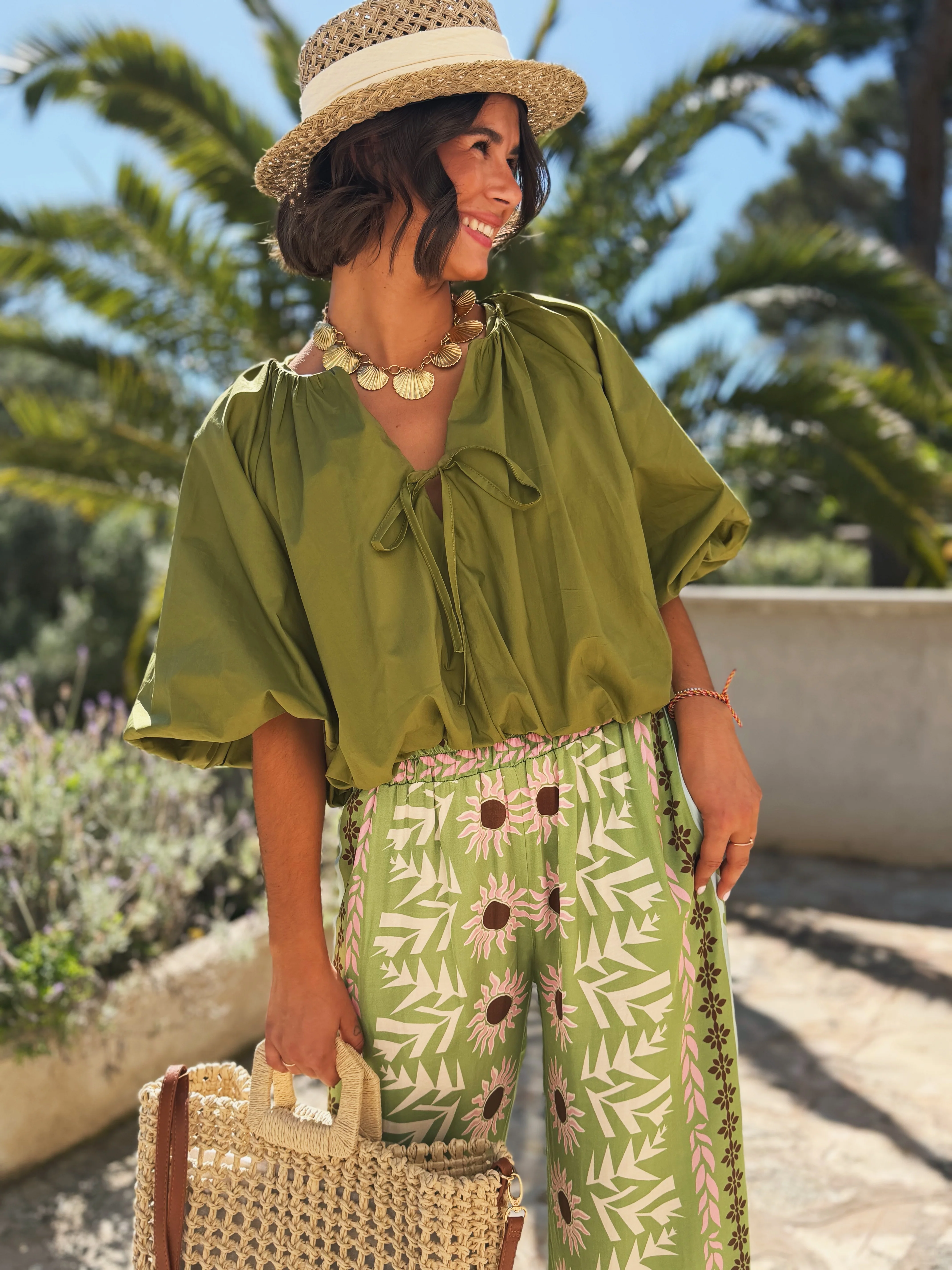 Pantalon SOLEIL vert - Image 6