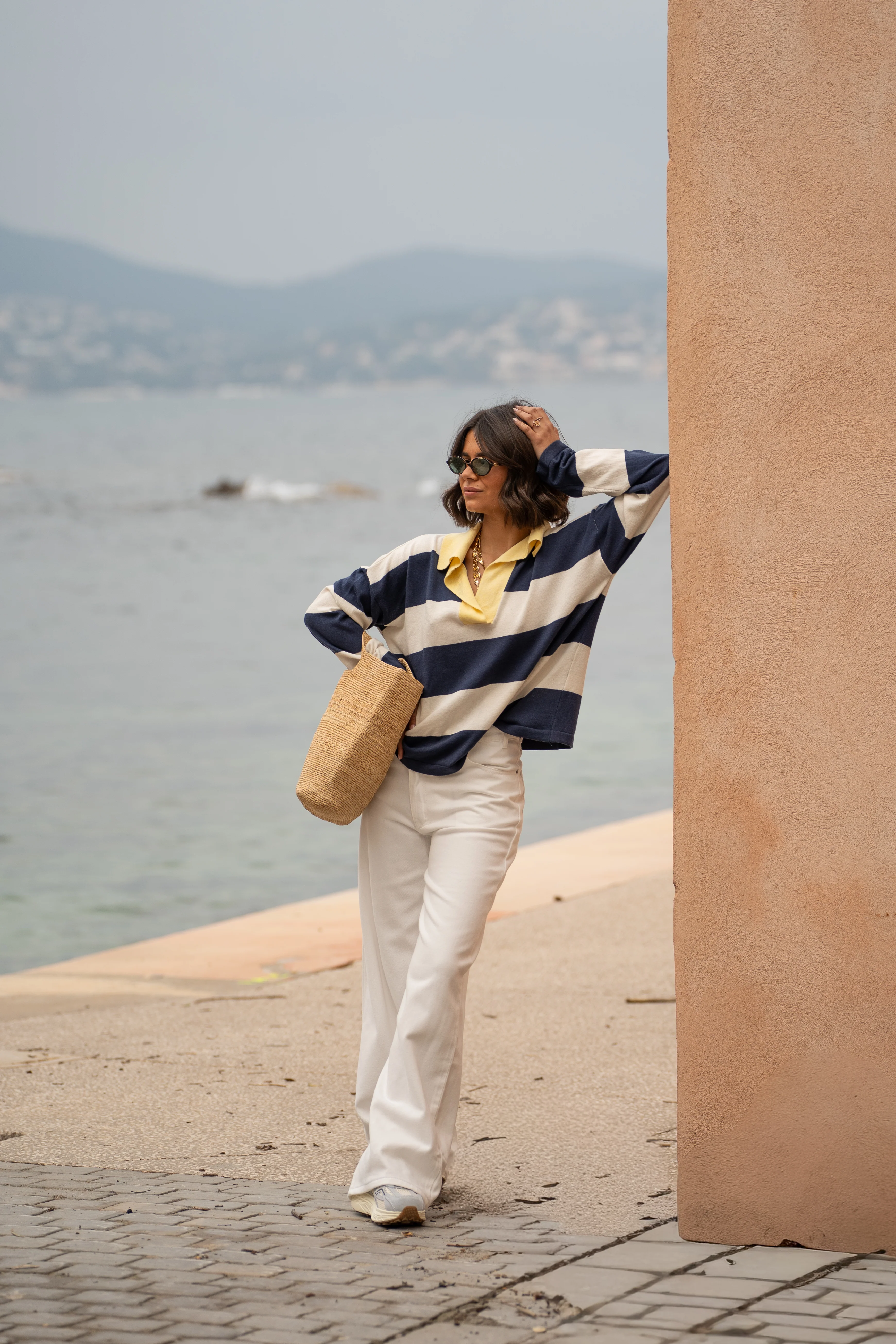 Polo en maille RAYÉ - Image 2