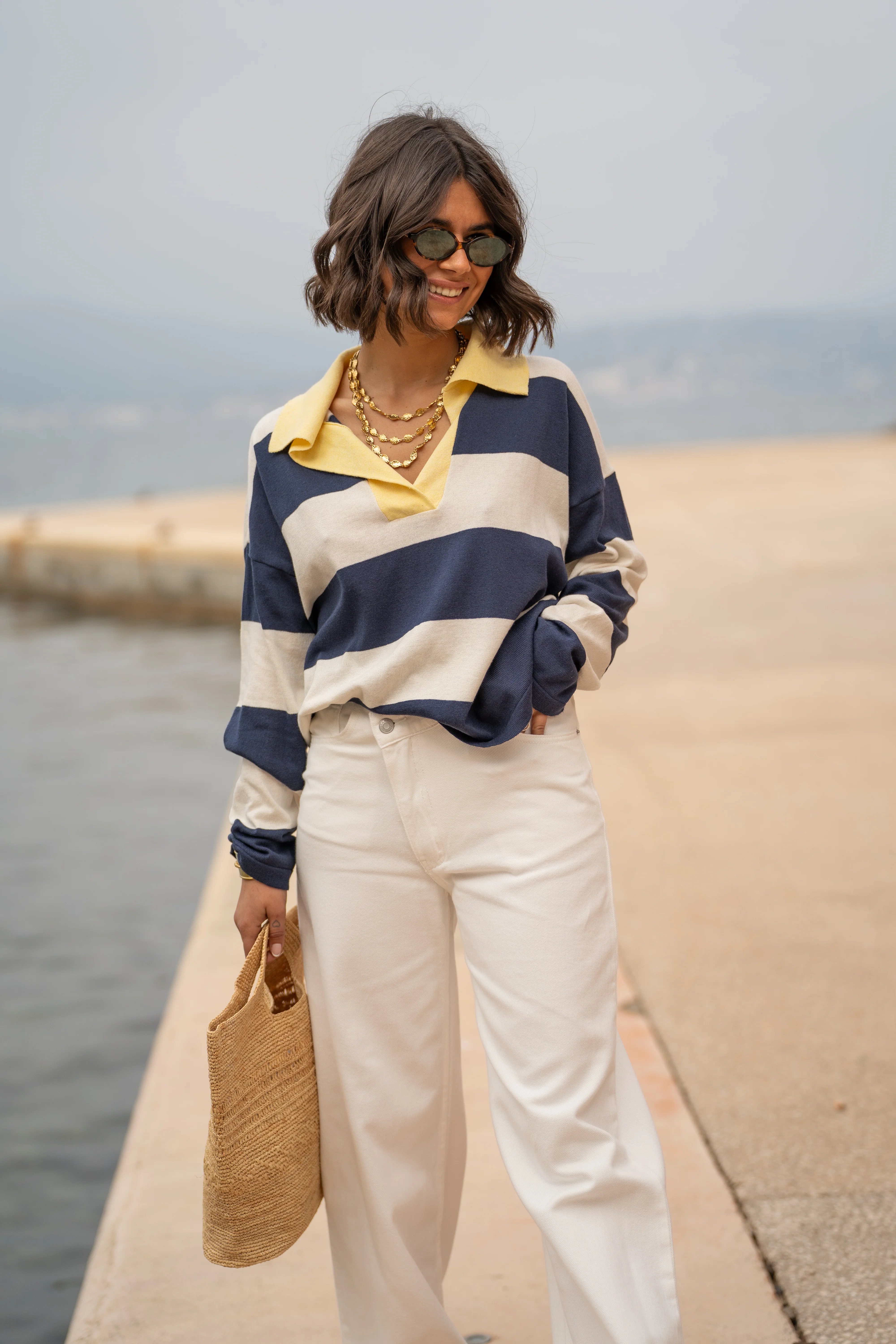 Polo en maille RAYÉ - Image 3