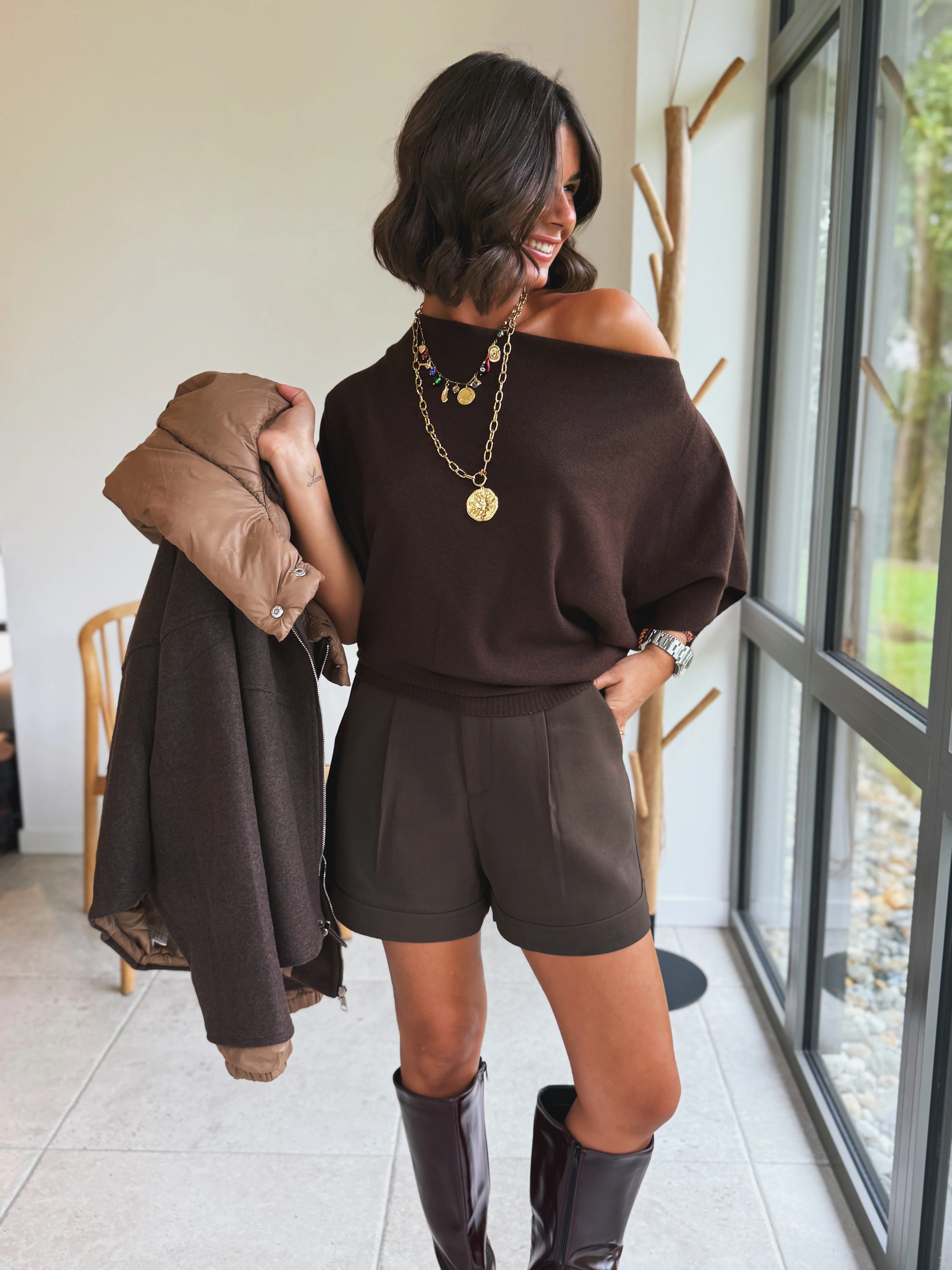 Pull  ANNA chocolat - Image 4