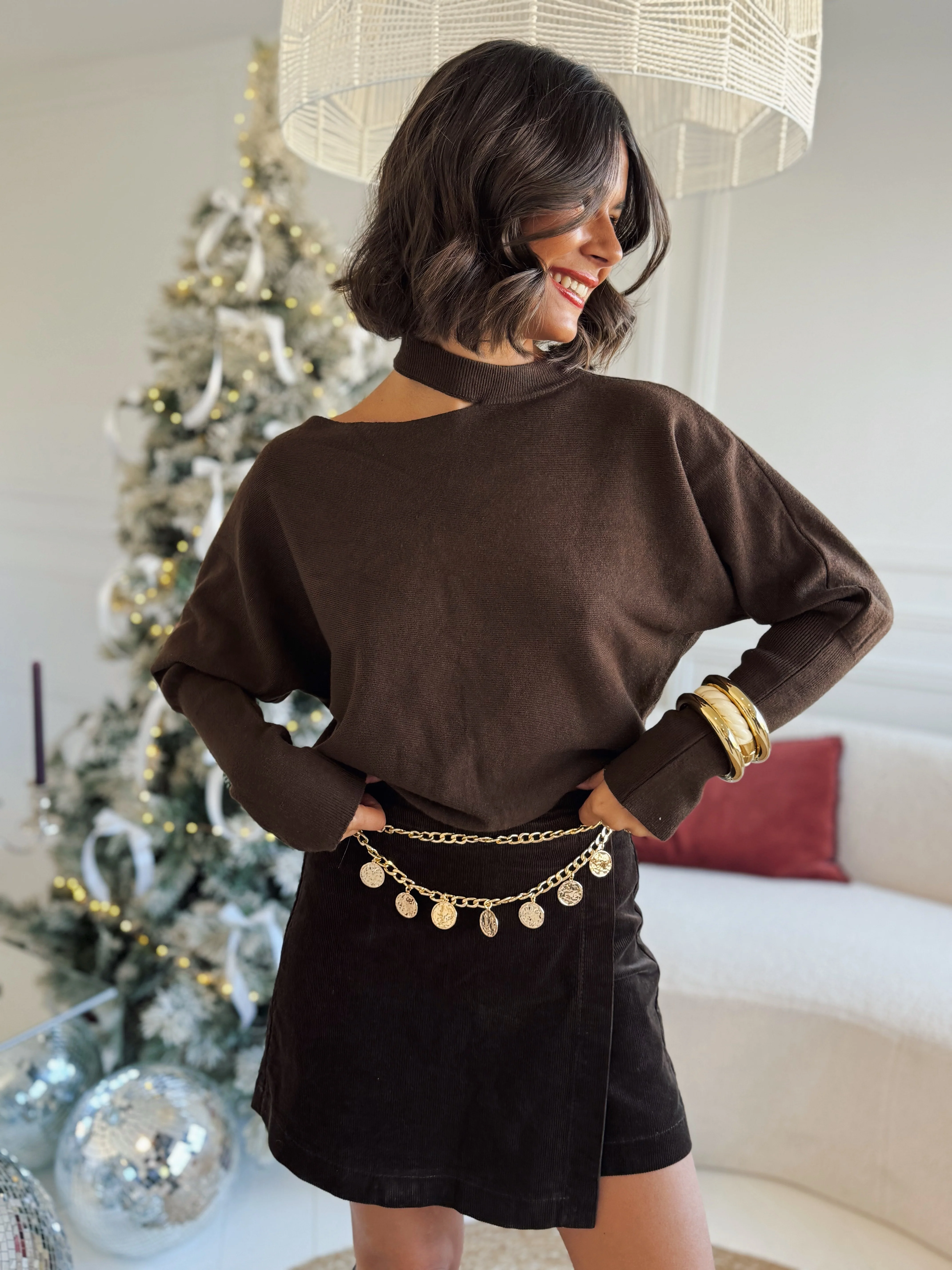 Pull JADE chocolat - Image 4