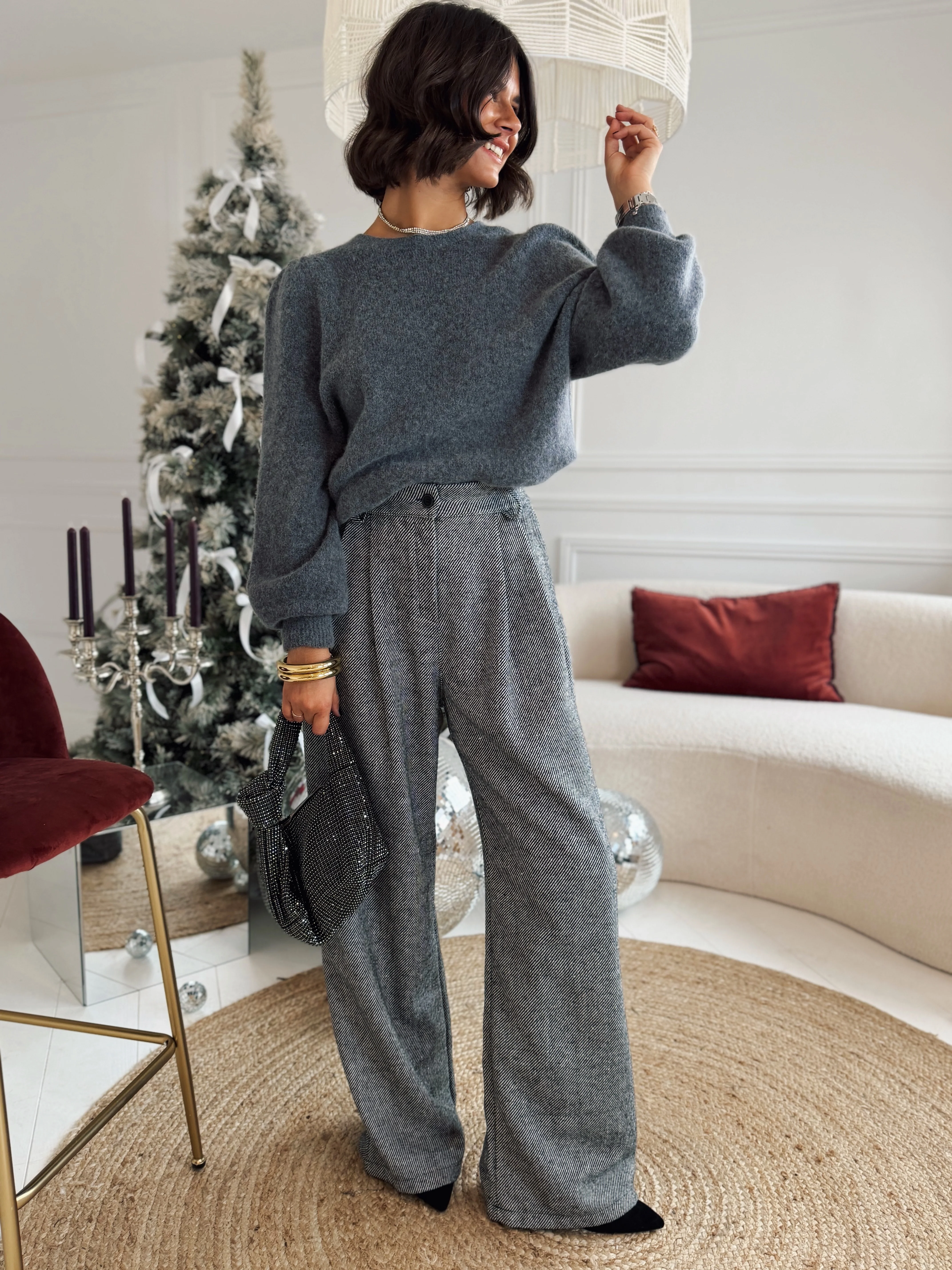 Pull LOVELY gris - Image 3