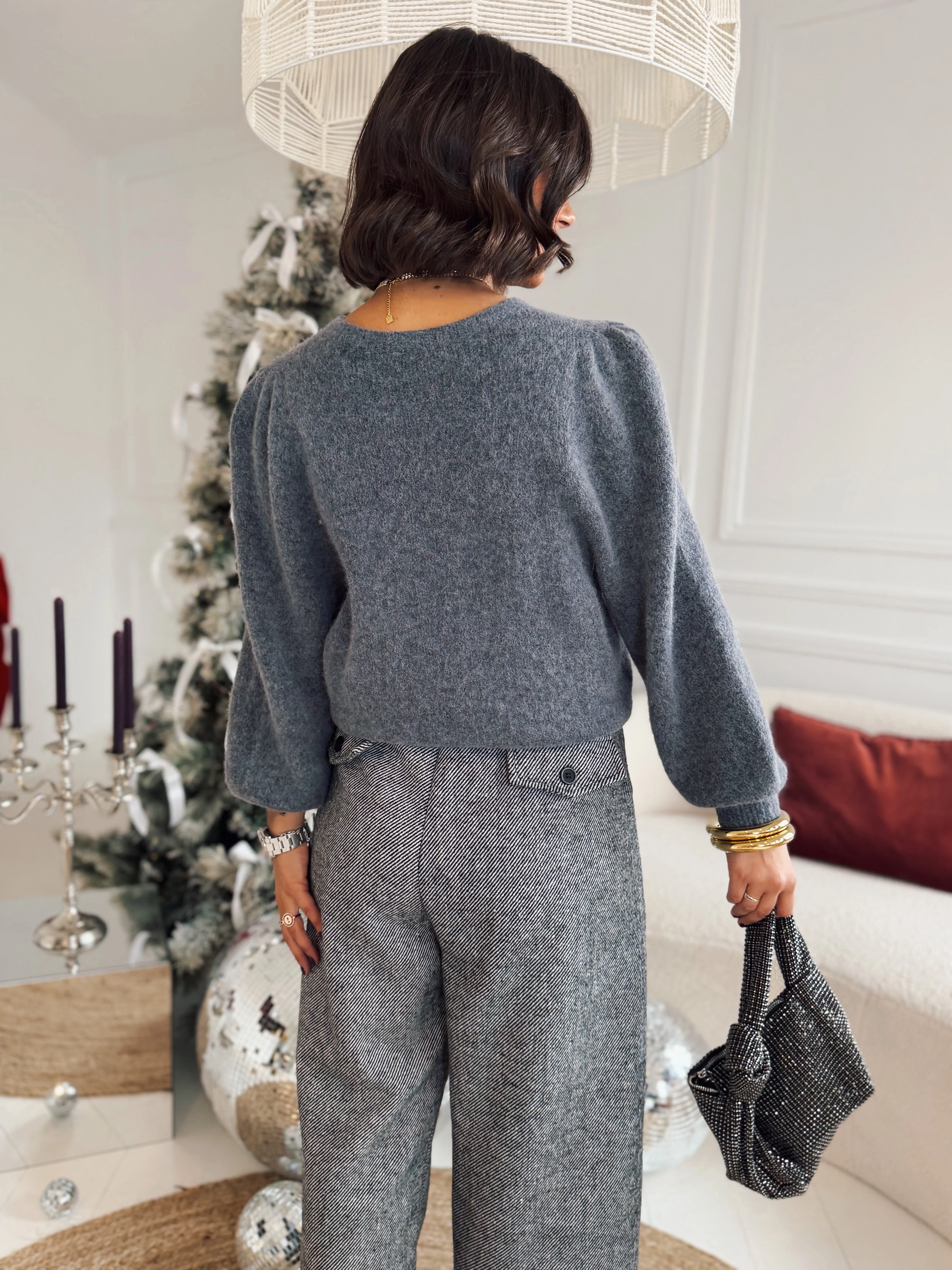 Pull LOVELY gris - Image 5