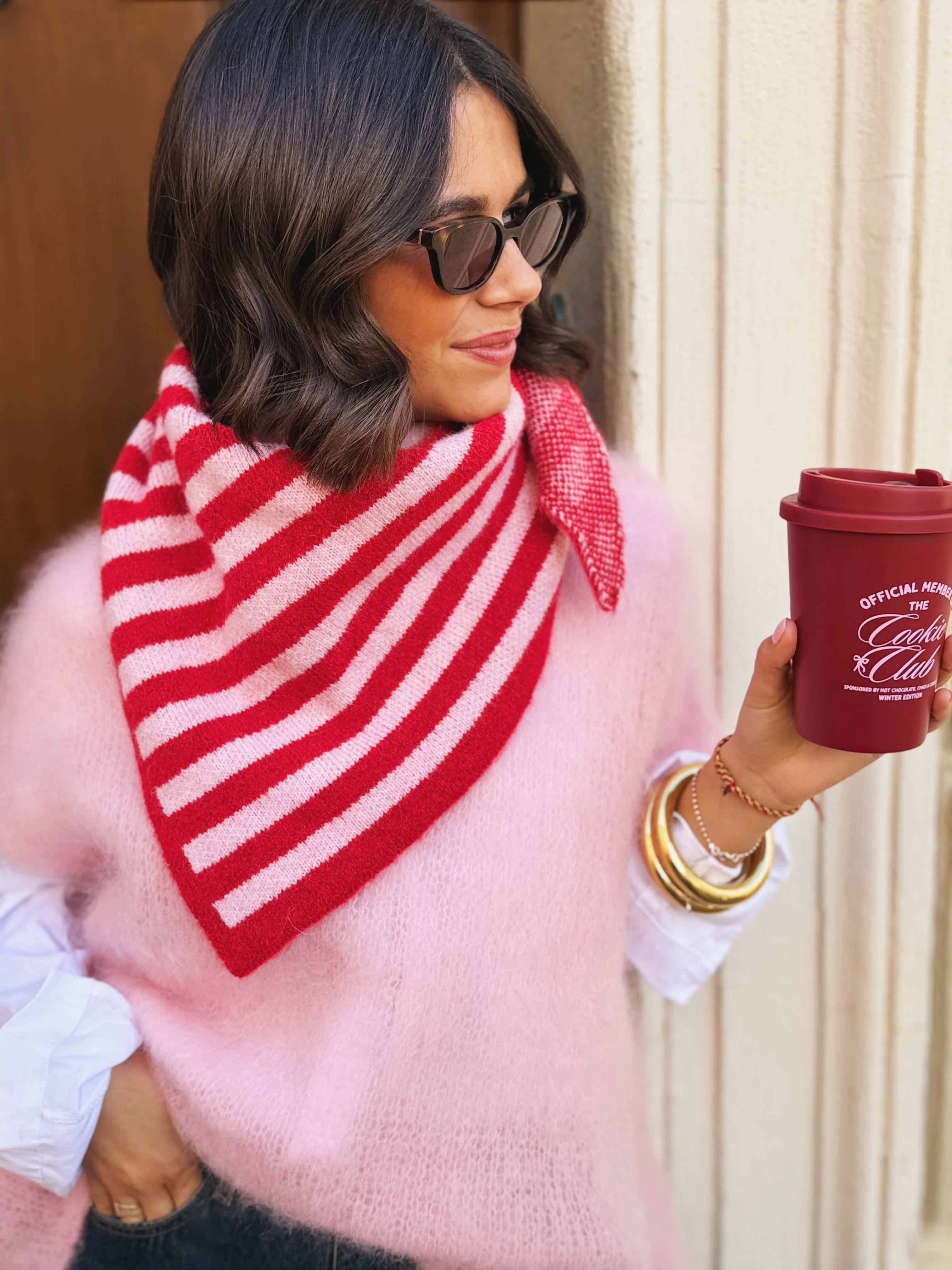 Pull sans manche GINETTE rose - Image 3
