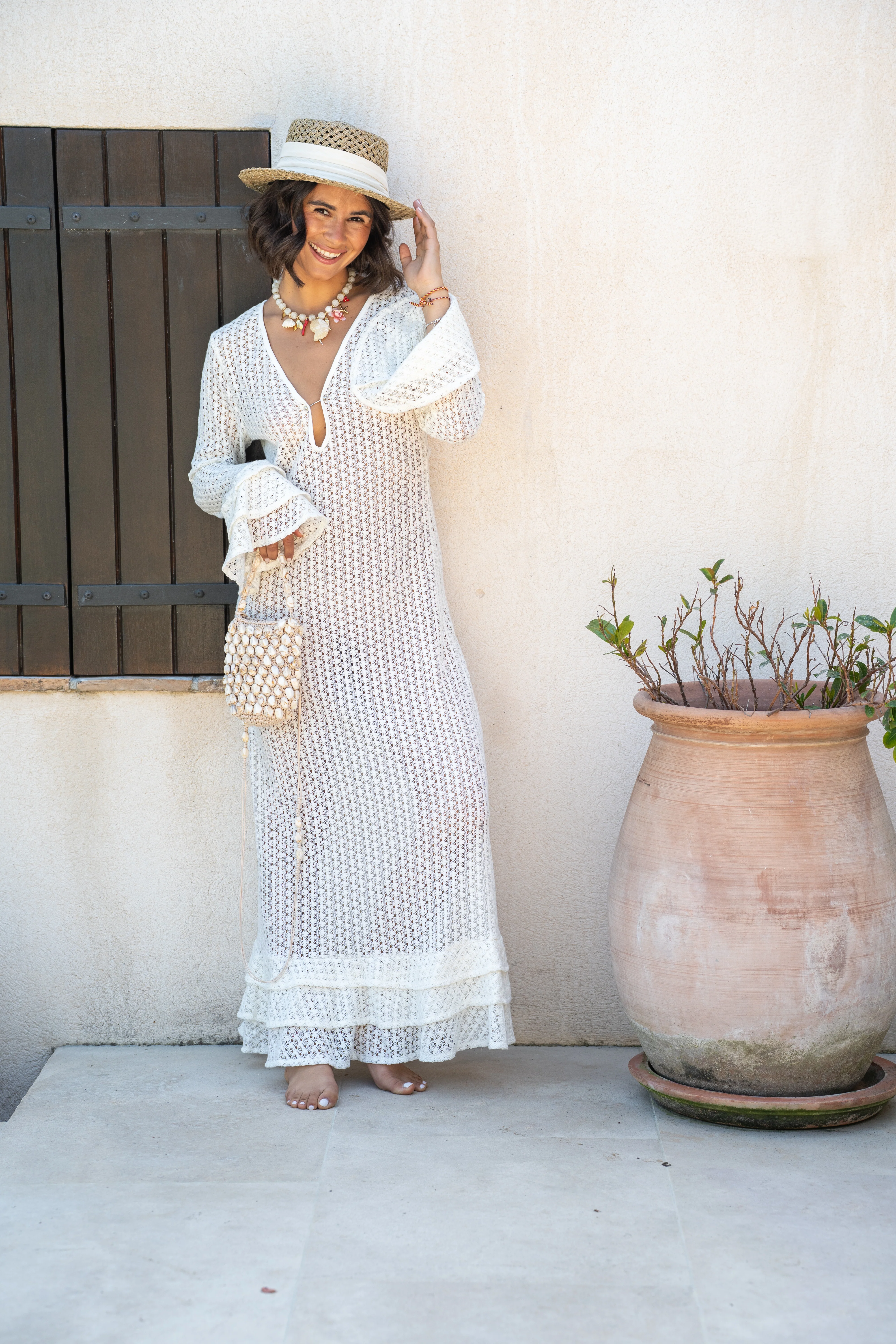 Robe ajourée PAMPELONNE