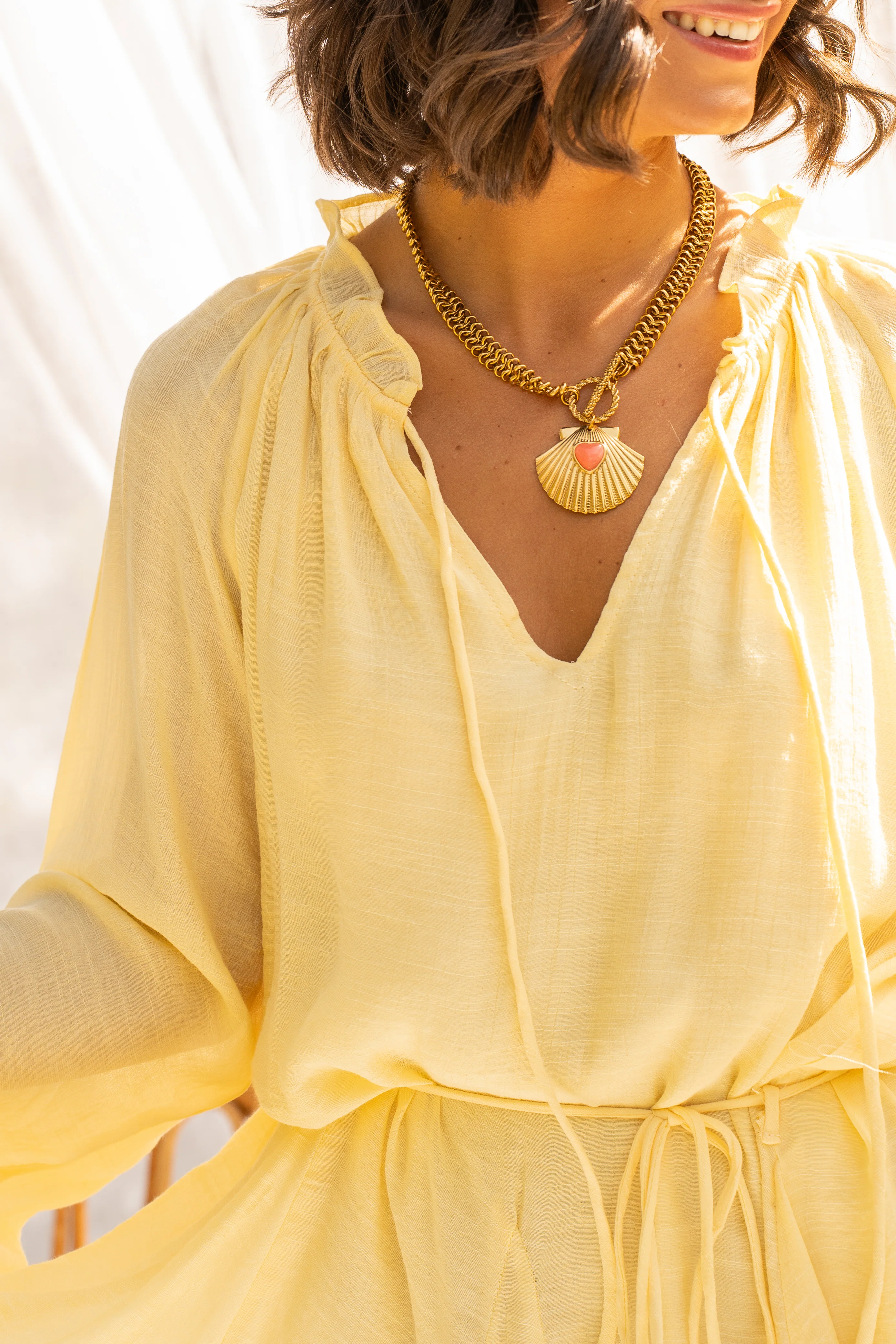 Robe ANABELLE jaune - Image 6