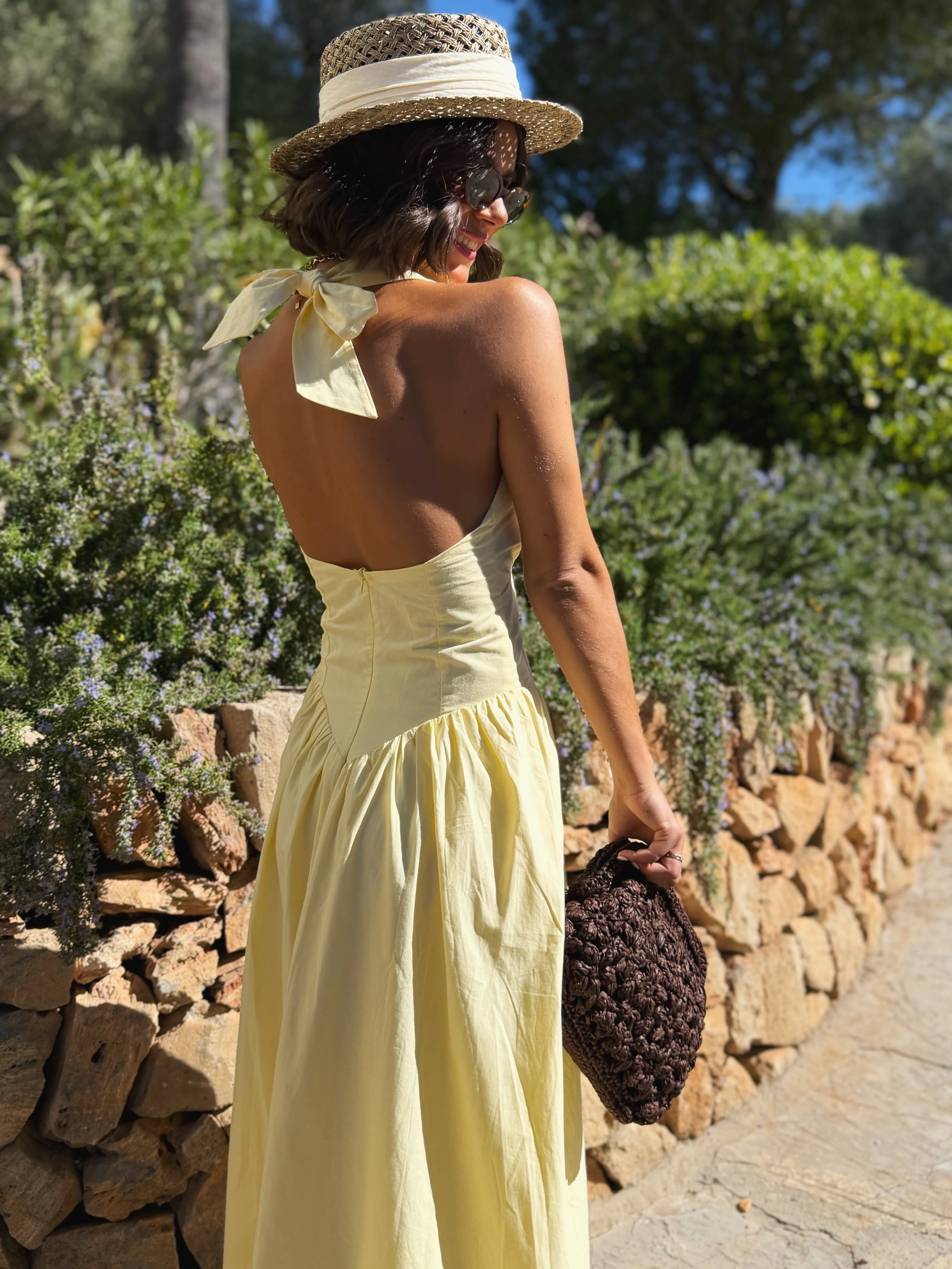Robe BRIDGERTON jaune