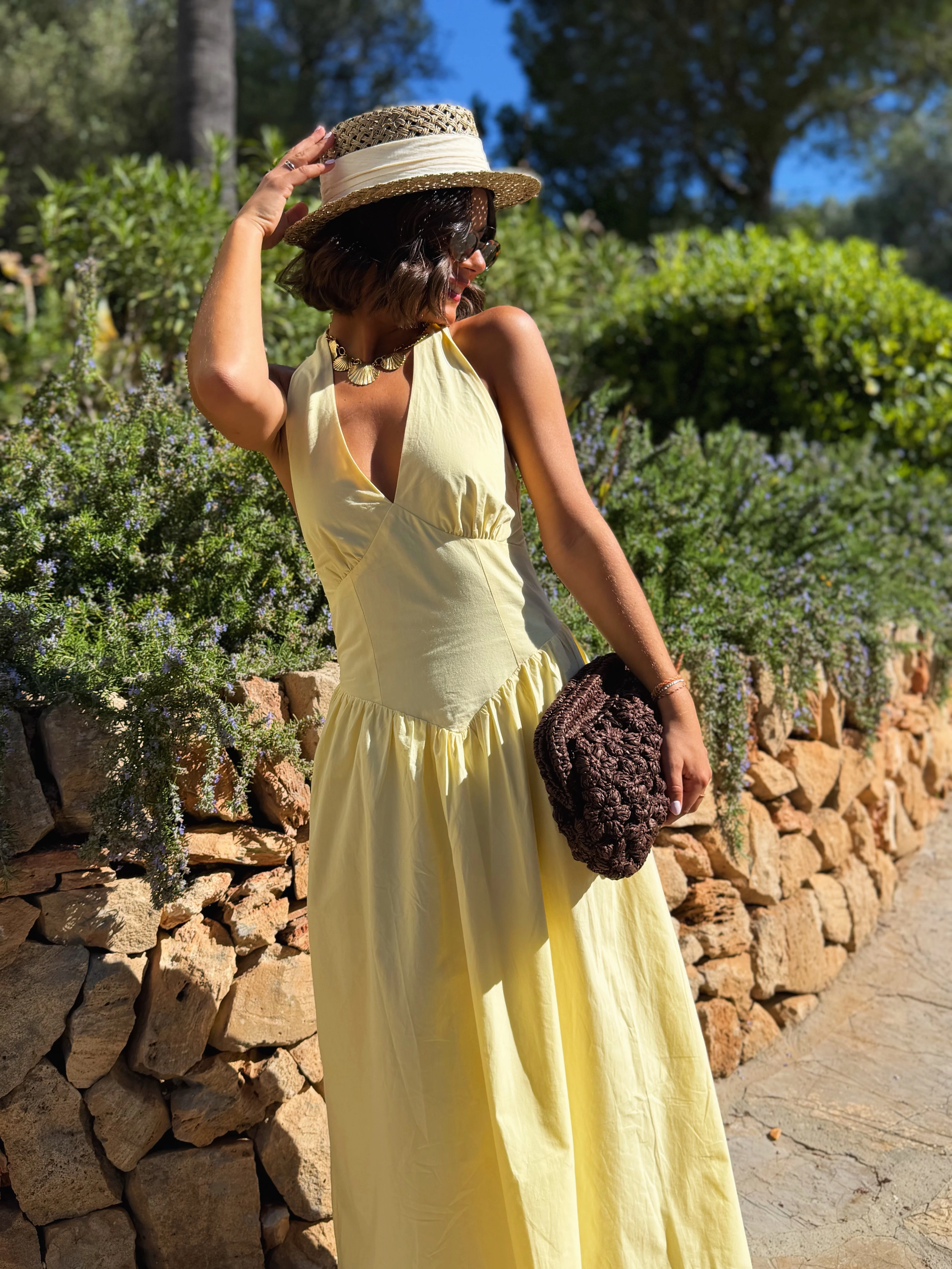 Robe BRIDGERTON jaune - Image 2