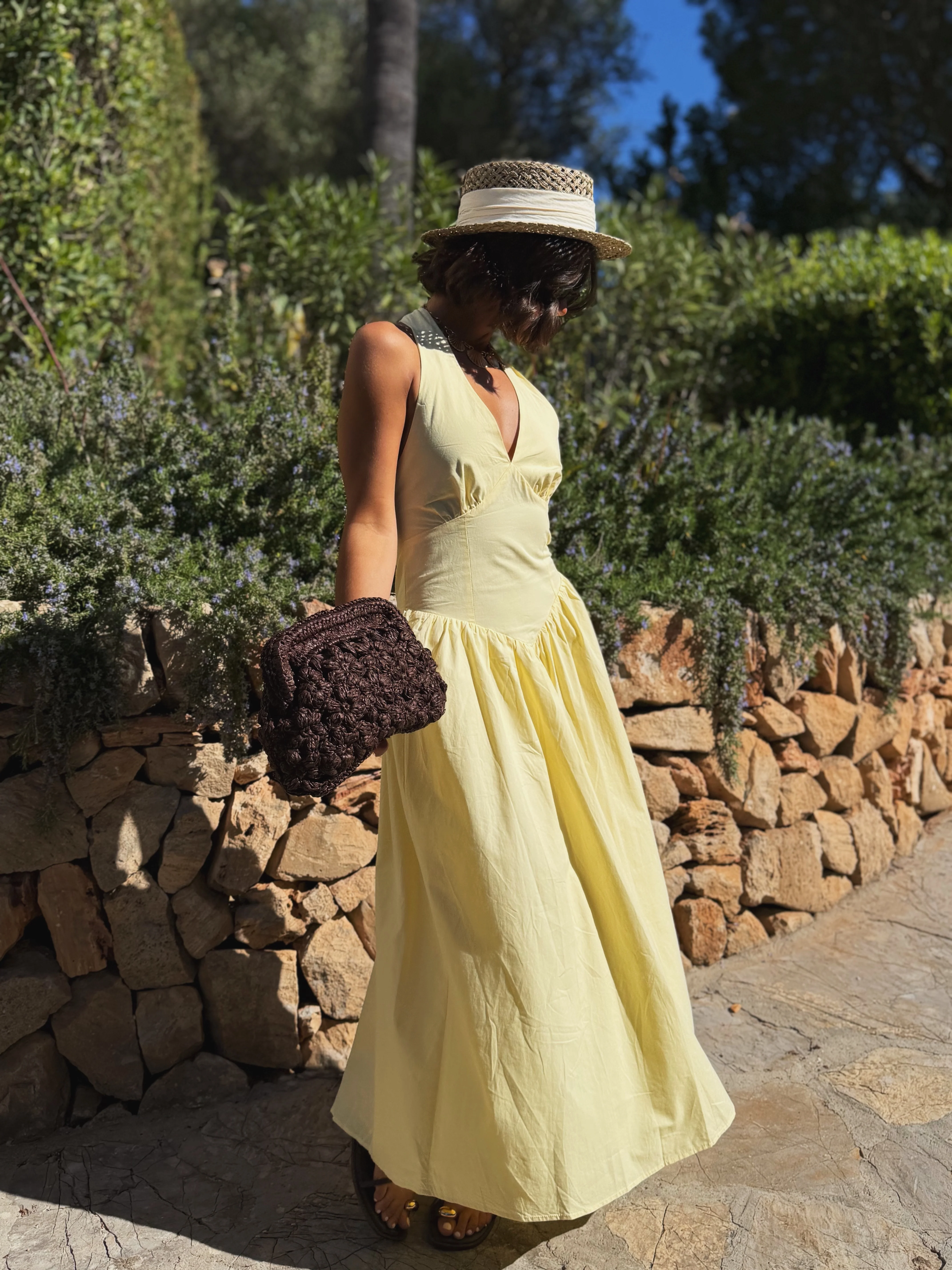 Robe BRIDGERTON jaune - Image 3