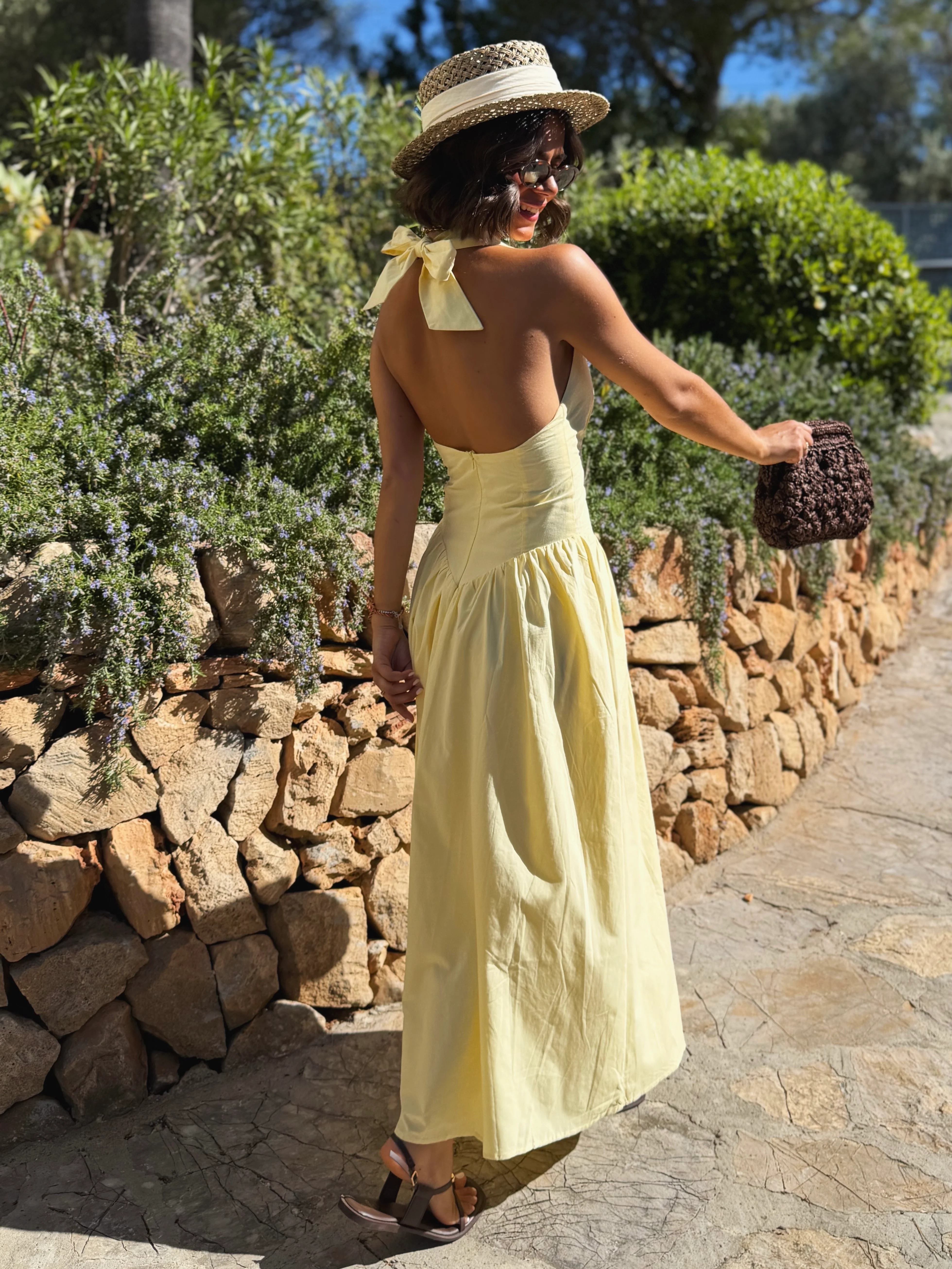 Robe BRIDGERTON jaune - Image 4