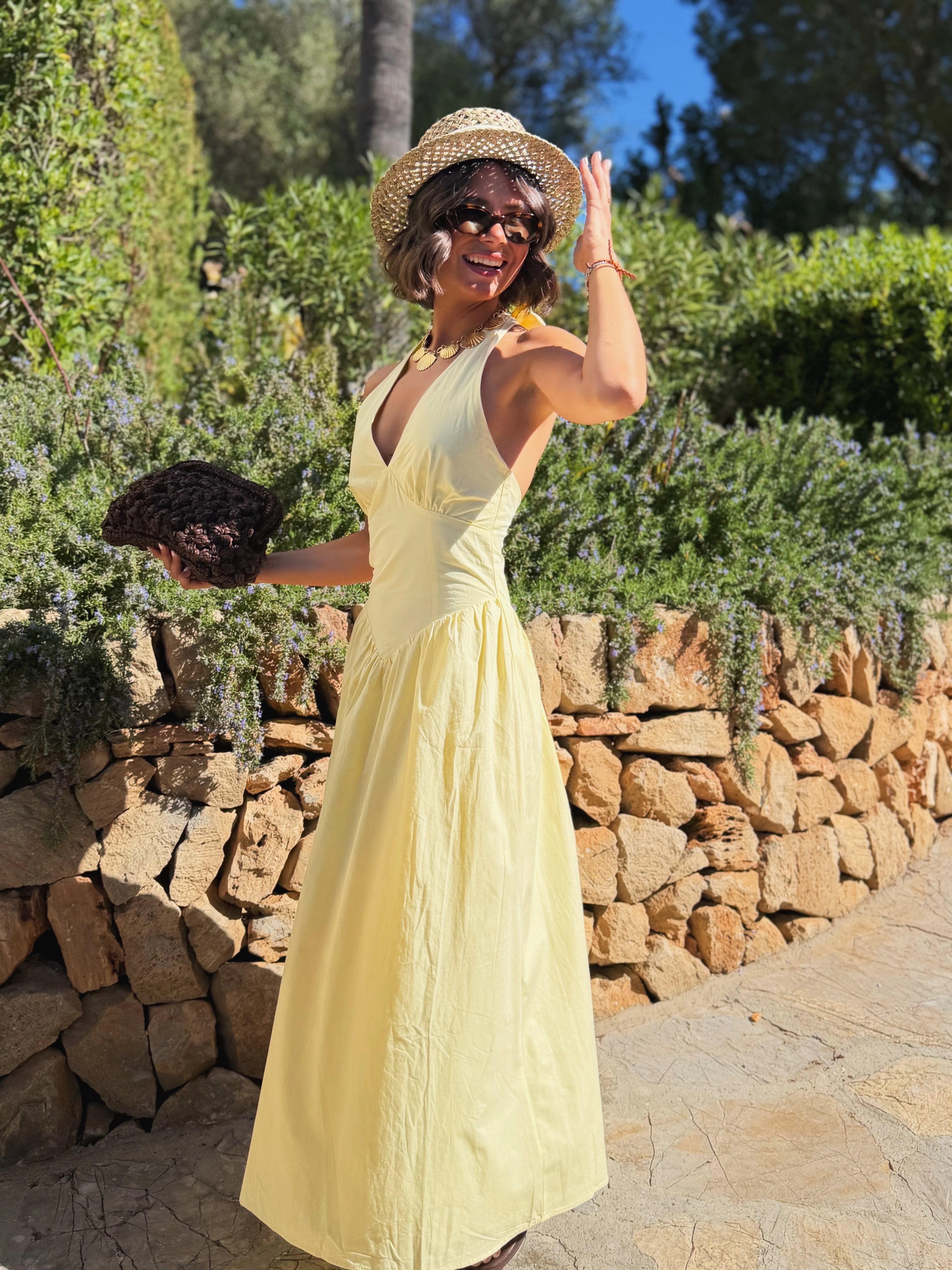 Robe BRIDGERTON jaune - Image 6