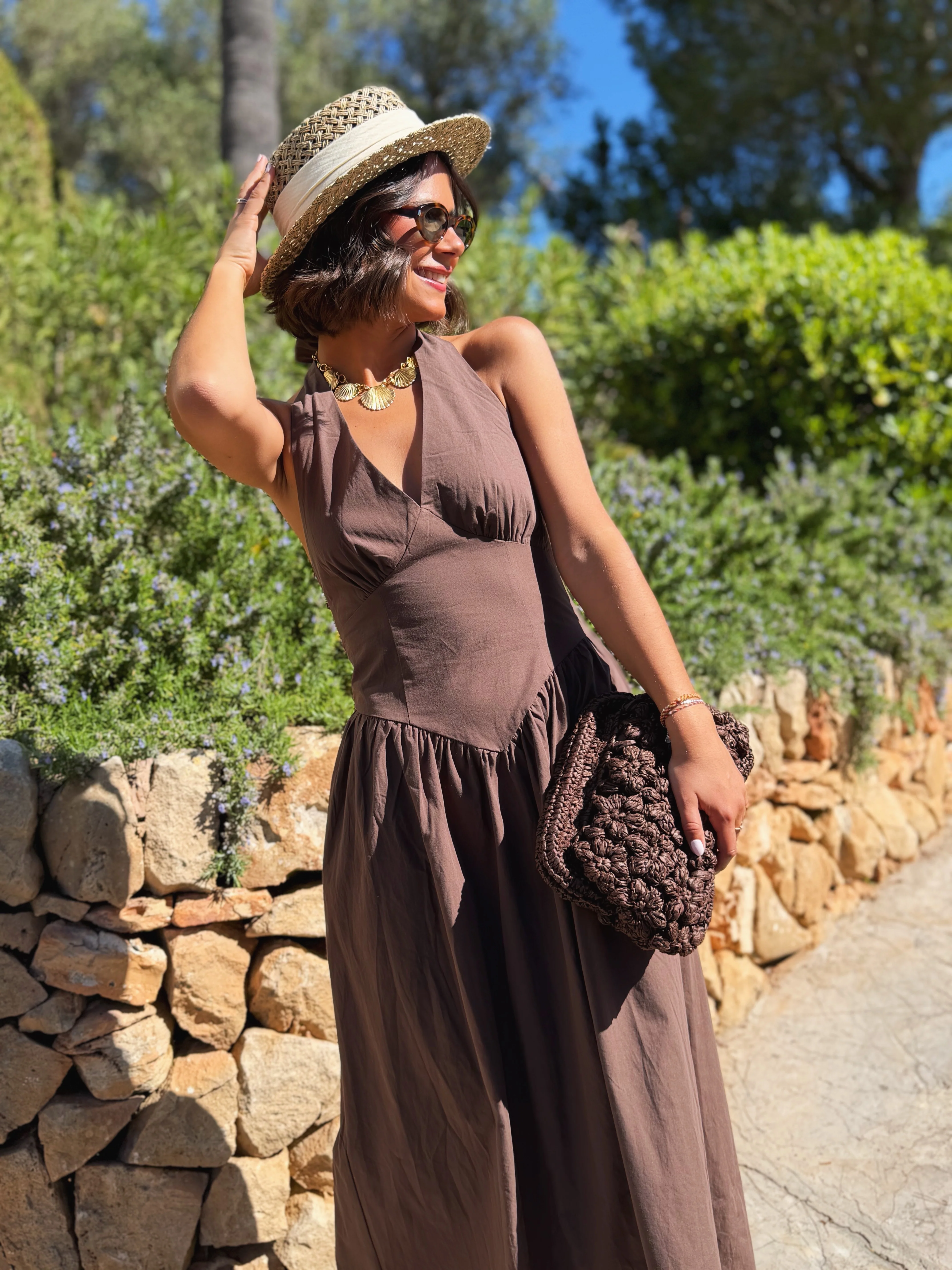 Robe BRIDGERTON chocolat - Image 2