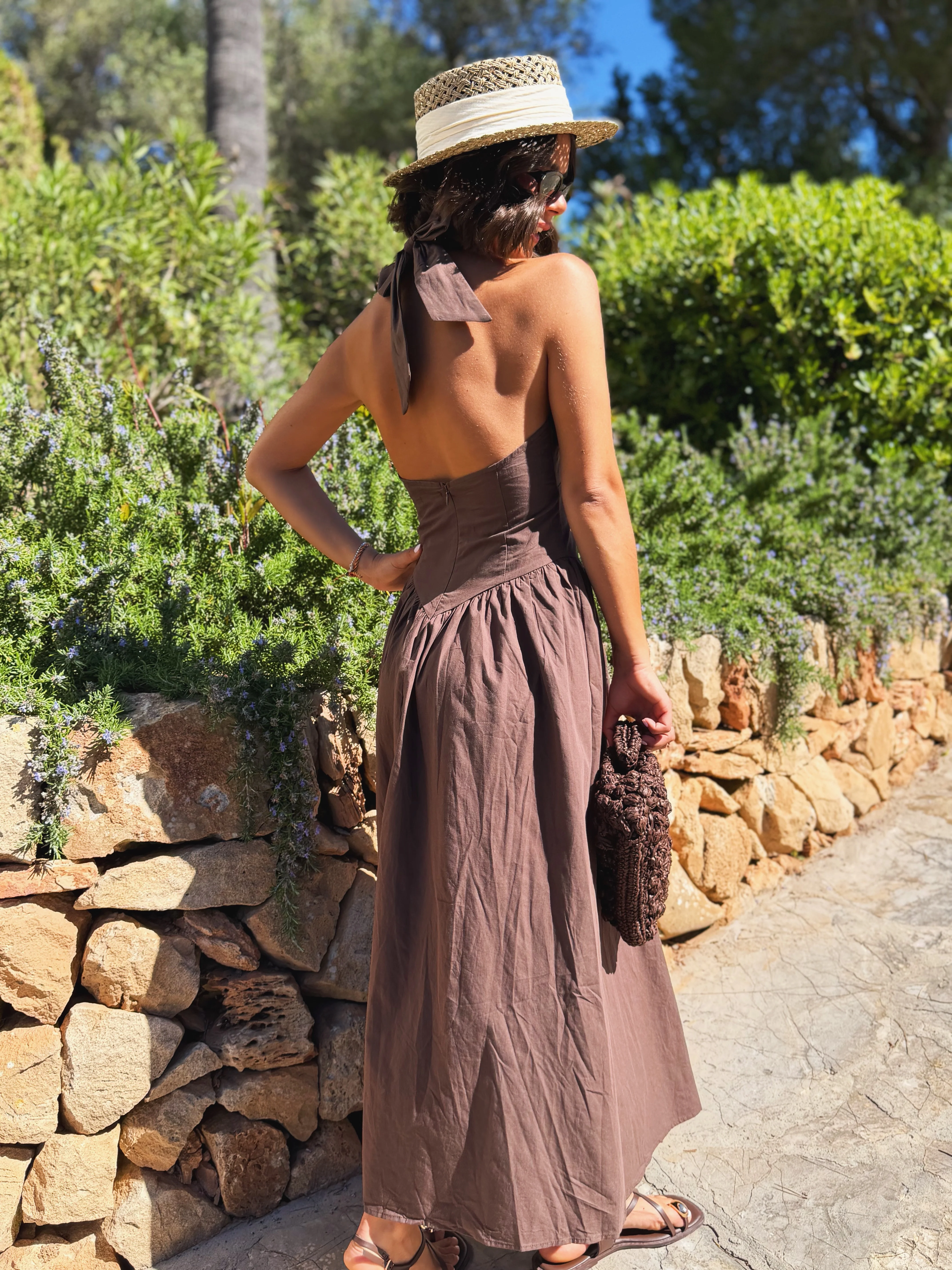 Robe BRIDGERTON chocolat - Image 3