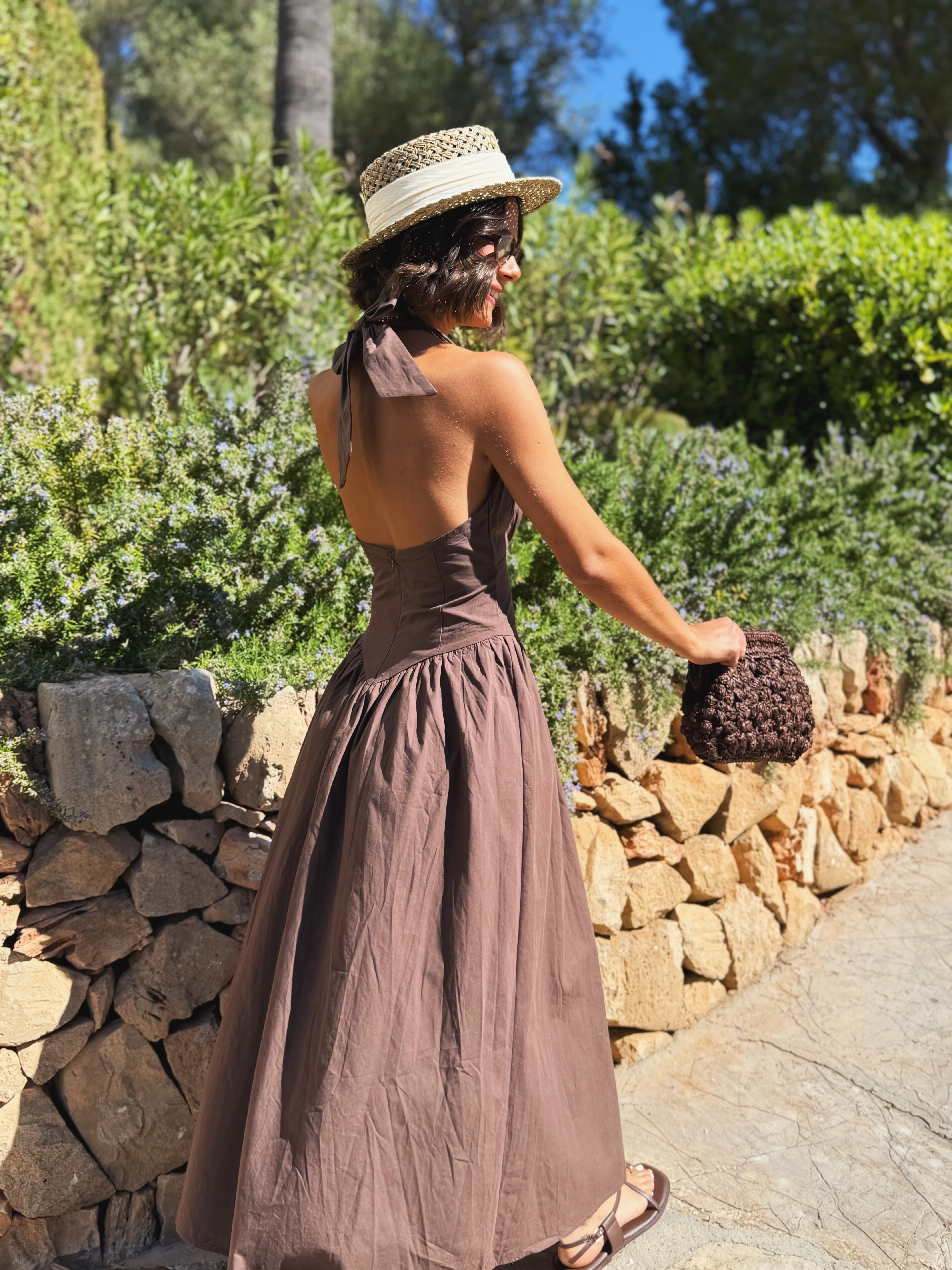 Robe BRIDGERTON chocolat - Image 5